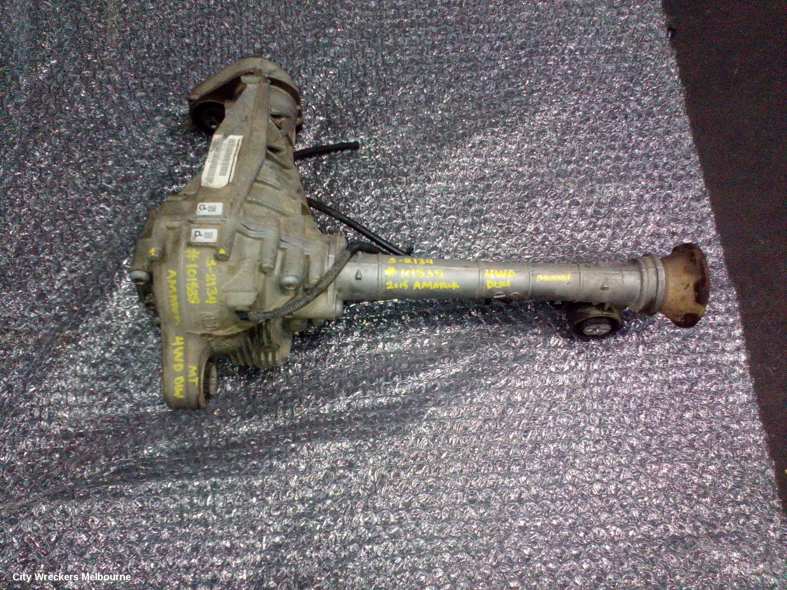 VOLKSWAGEN AMAROK DIFFERENTIAL CENTRE, FRONT, MAN T/M TYPE, 4.1 RATIO, 12/2010 ONWARDS
