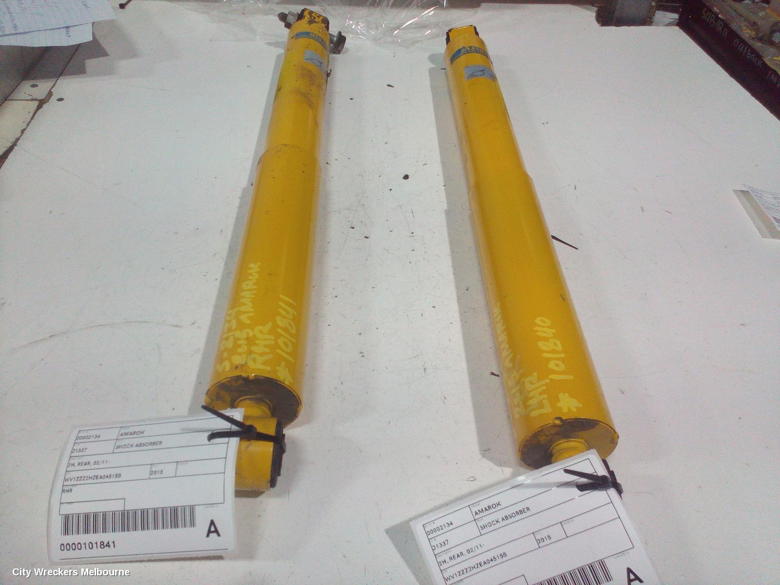 VOLKSWAGEN AMAROK SHOCK ABSORBER, 2H, REAR, 02/2011 ONWARDS
