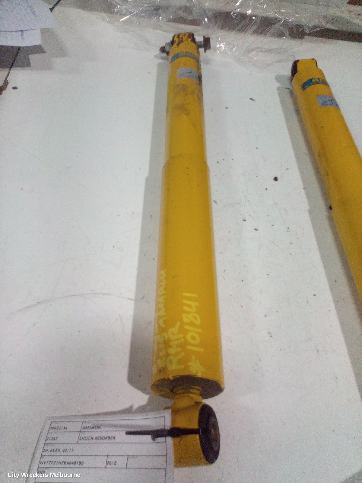 VOLKSWAGEN AMAROK SHOCK ABSORBER, 2H, REAR, 02/2011 ONWARDS