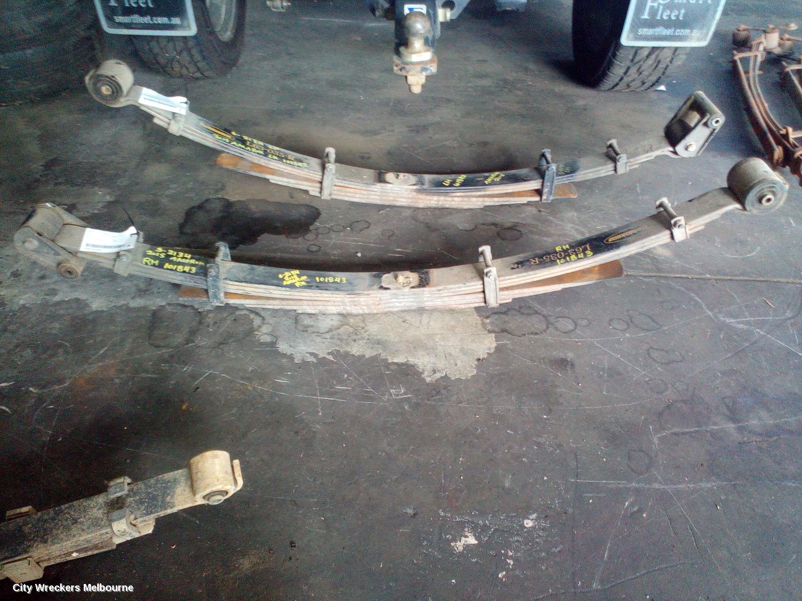 VOLKSWAGEN AMAROK REAR LEAF SPRING, 2H, RH SIDE, 12/2010 ONWARDS