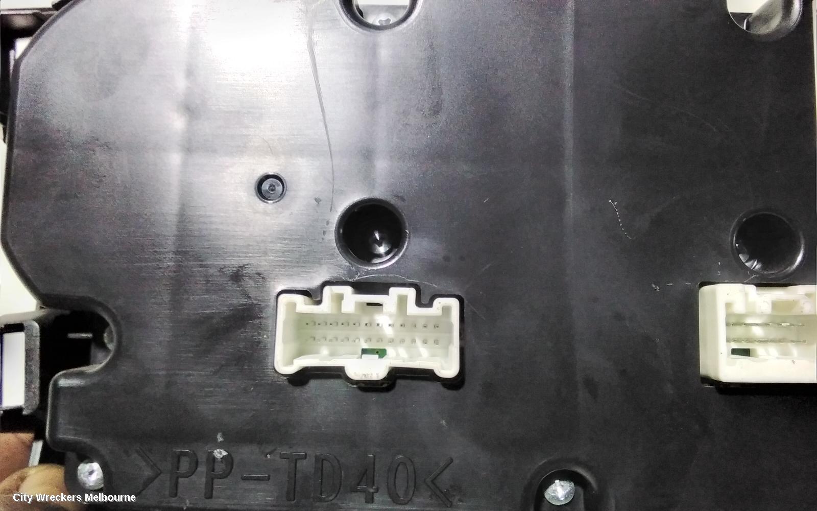 MAZDA 3 HEATER/AC CONTROLS, STANDARD TYPE, BLACK TYPE, BL, 04/2009 - 10/2013