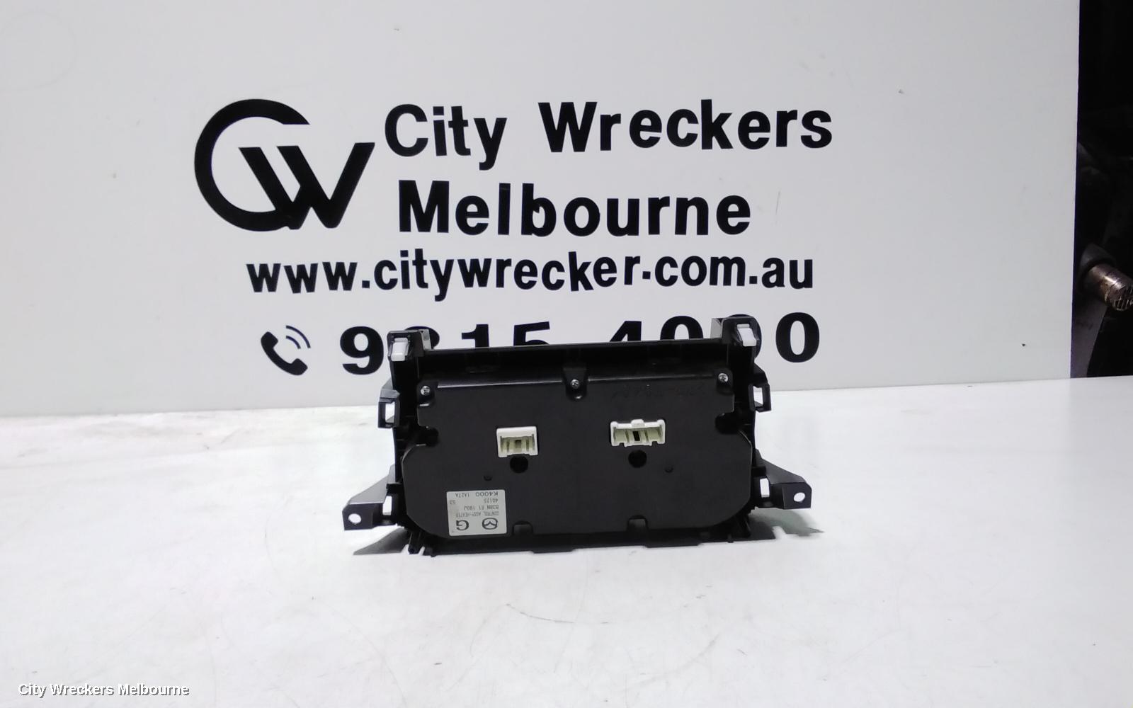 MAZDA 3 HEATER/AC CONTROLS, STANDARD TYPE, BLACK TYPE, BL, 04/2009 - 10/2013