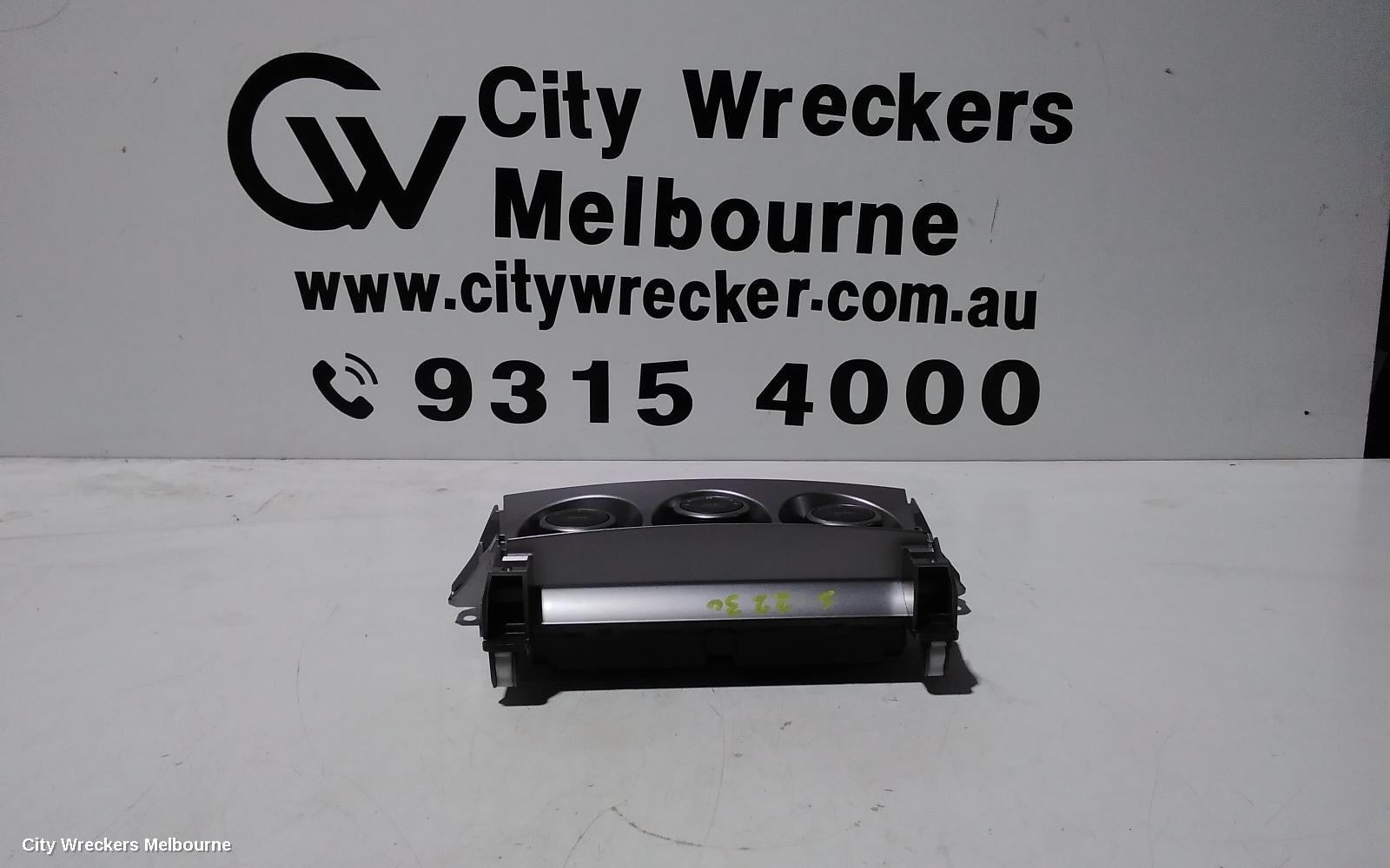 MAZDA 3 HEATER/AC CONTROLS, STANDARD TYPE, BLACK TYPE, BL, 04/2009 - 10/2013