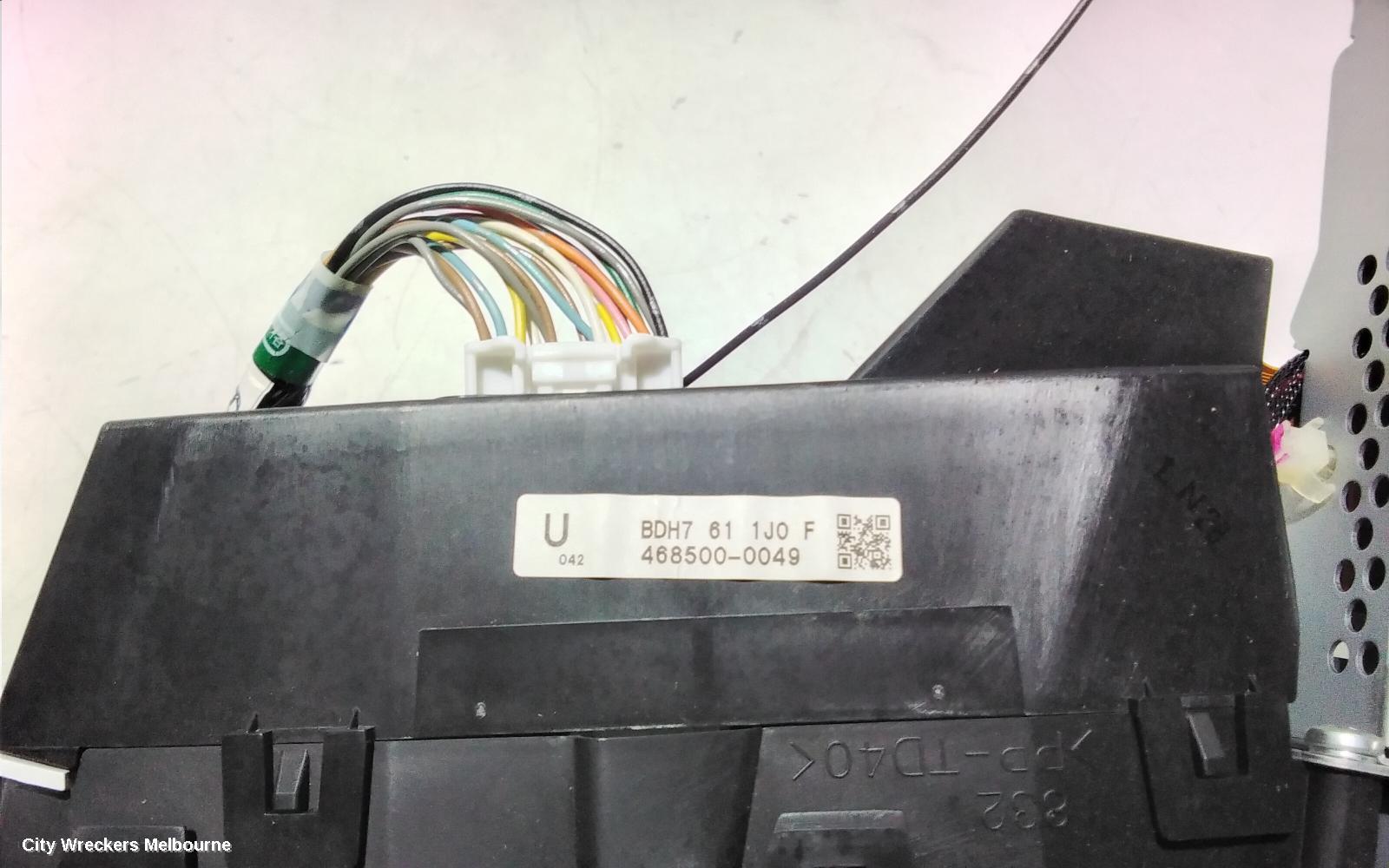 MAZDA 3 RADIO/CD/DVD/SAT/TV, SAT NAV, BL, 04/2009 - 10/2013