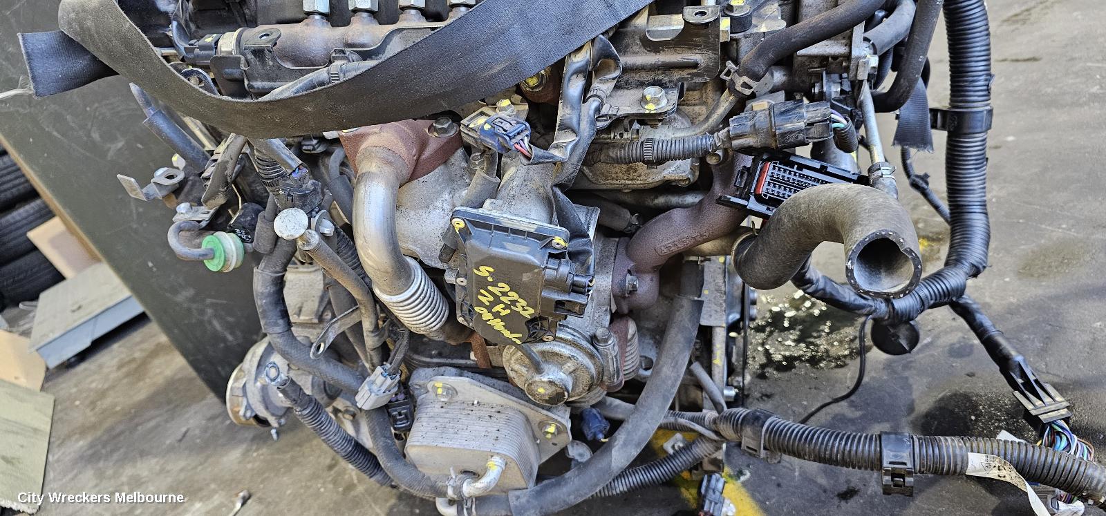 MITSUBISHI OUTLANDER ENGINE, DIESEL, 2.2, 4N14, TURBO, ZJ-ZL, 10/2012 - 07/2021