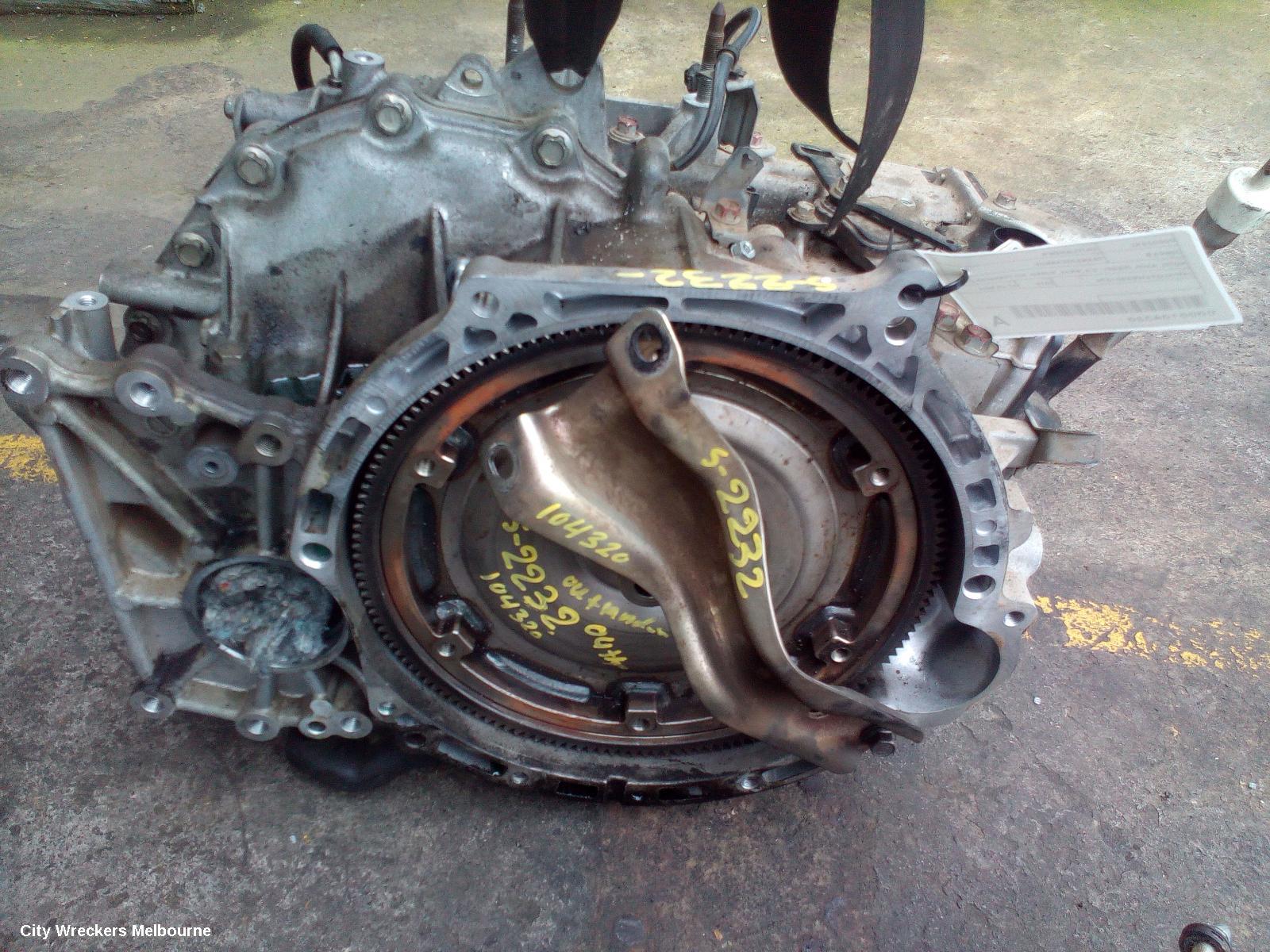 MITSUBISHI OUTLANDER TRANS/GEARBOX, AUTO, AWD, DIESEL, 2.2, 4N14, TURBO, NO TRANSFER CASE, ZJ-ZL, 10/2012 - 07/2021