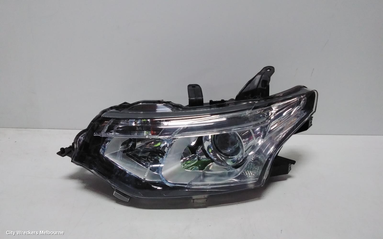 MITSUBISHI OUTLANDER LEFT HEADLAMP, ZJ, XENON, 10/2013 - 03/2015