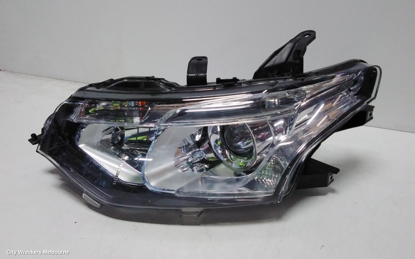 MITSUBISHI OUTLANDER LEFT HEADLAMP, ZJ, XENON, 10/2013 - 03/2015
