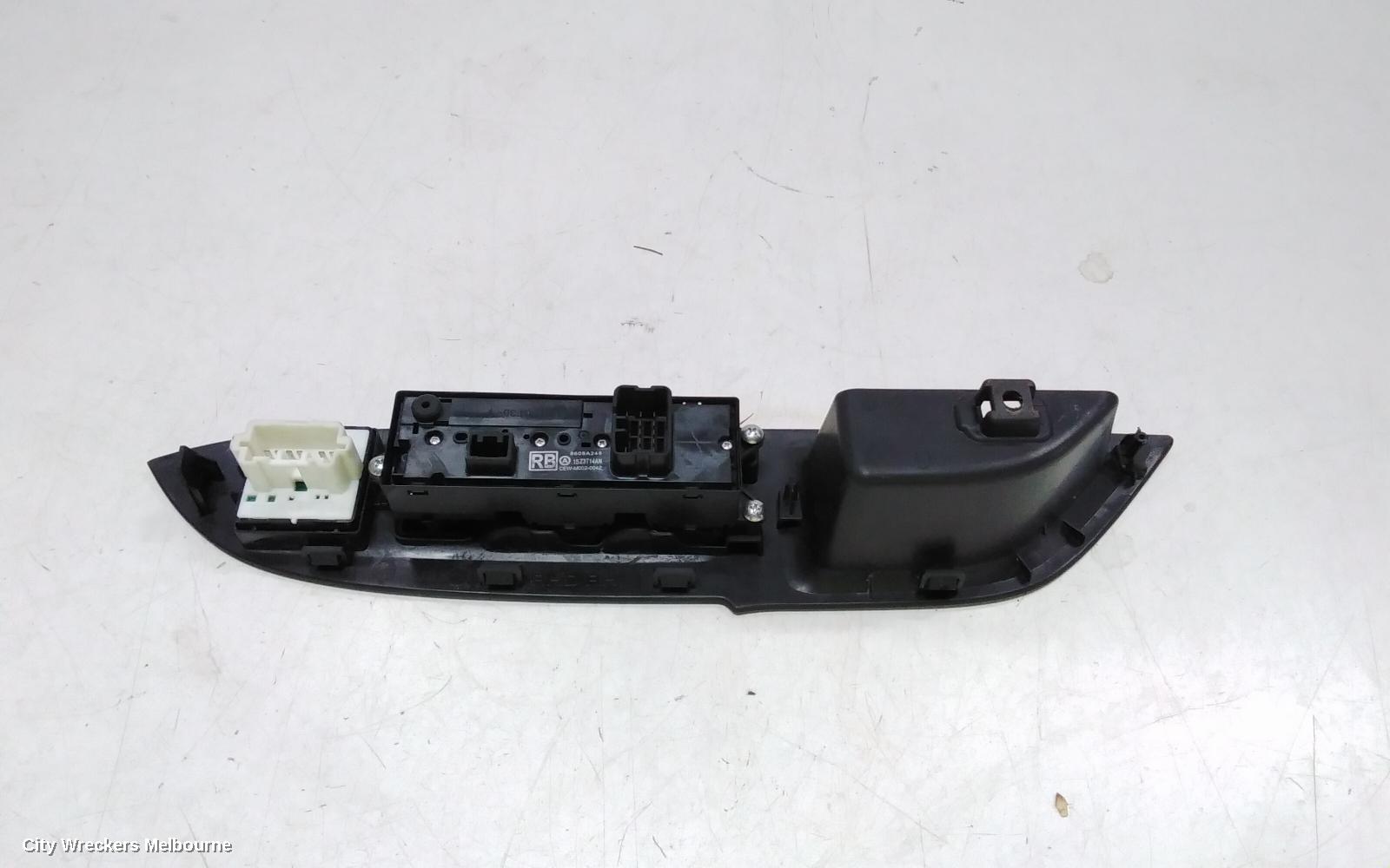 MITSUBISHI OUTLANDER PWR DR WIND SWITCH, RH FRONT (MASTER SWITCH), ZJ, 10/2012 - 03/2015