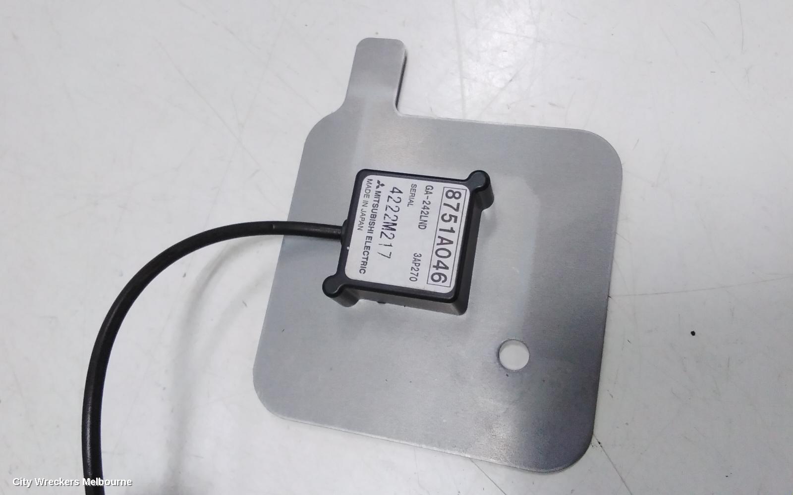 MITSUBISHI OUTLANDER RADIO/CD/DVD/SAT/TV, DISPLAY/HEAD UNIT, SAT NAV TYPE, W-12, ZJ-ZK, 07/2013 - 07/2016