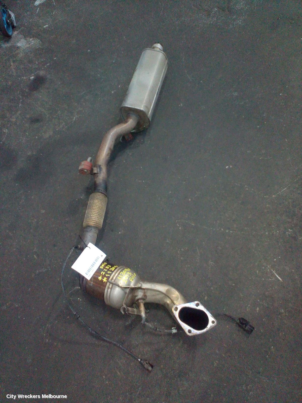 VOLKSWAGEN POLO CATALYTIC CONVERTER, UNDER CAR-CAT TYPE, 1.4, PETROL, CAVE/CTHE CODE, 6R, 05/2010 - 05/2014