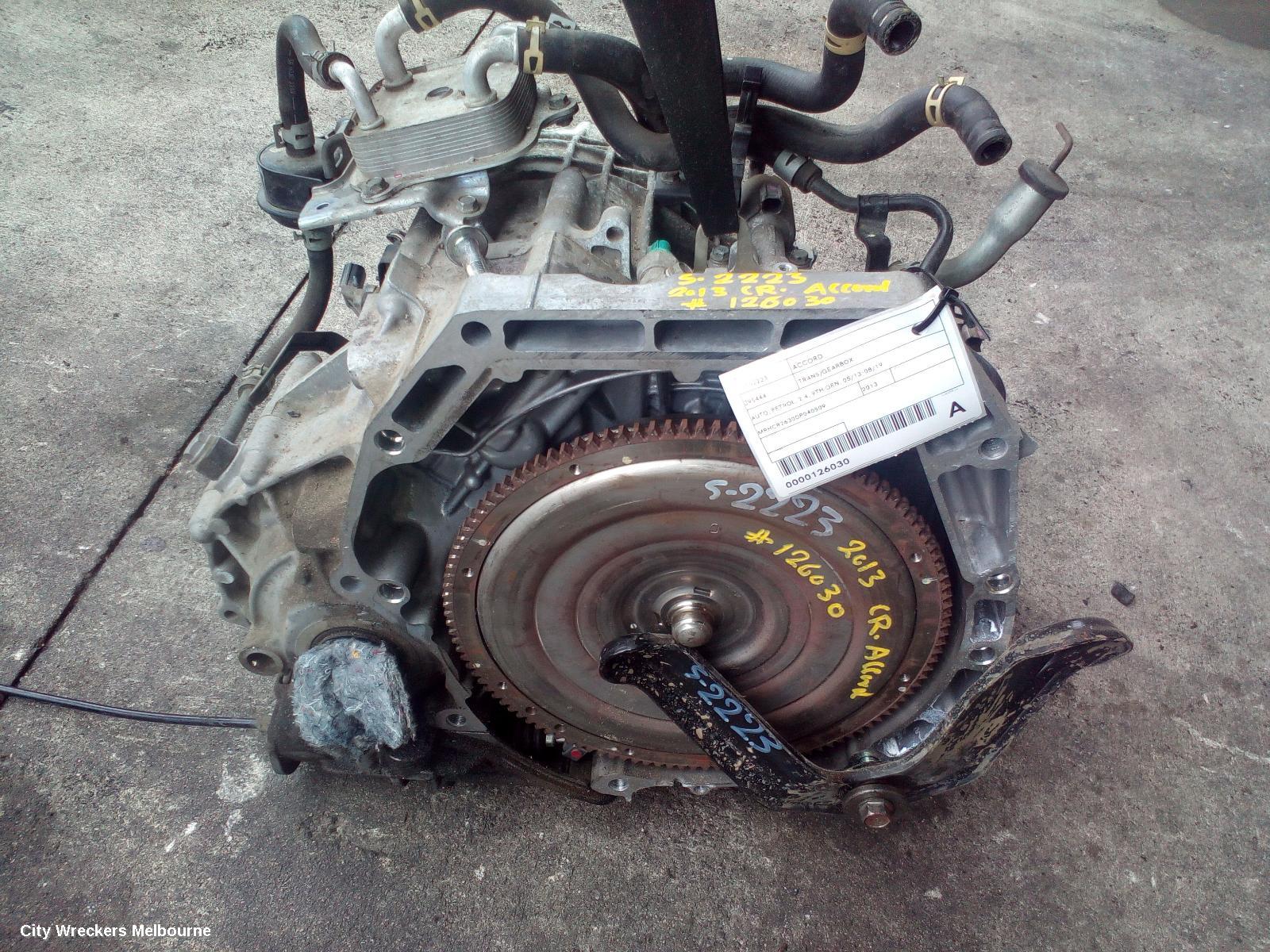 HONDA ACCORD TRANS/GEARBOX, AUTO, PETROL, 2.4, 9TH GEN, 05/2013 - 08/2019