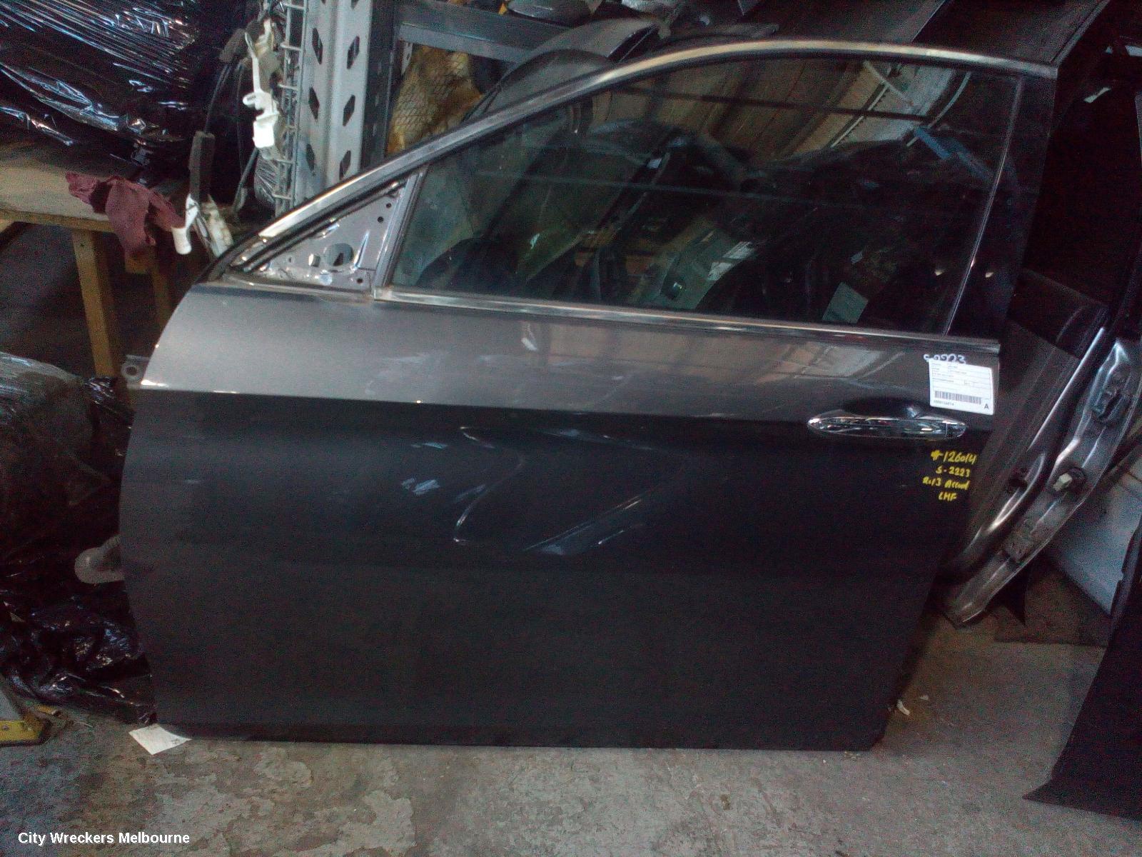 HONDA ACCORD LEFT FRONT DOOR, 9TH GEN, 05/2013 - 08/2019