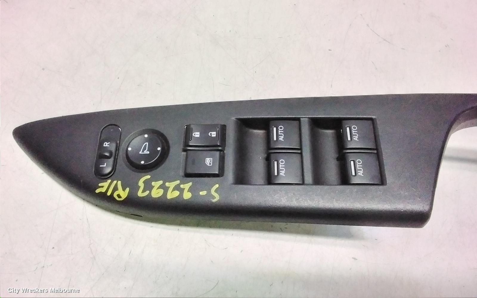 HONDA ACCORD PWR DR WIND SWITCH, RH FRONT (MASTER SWITCH), 9TH GEN, VTI-S, 05/2013 - 08/2019
