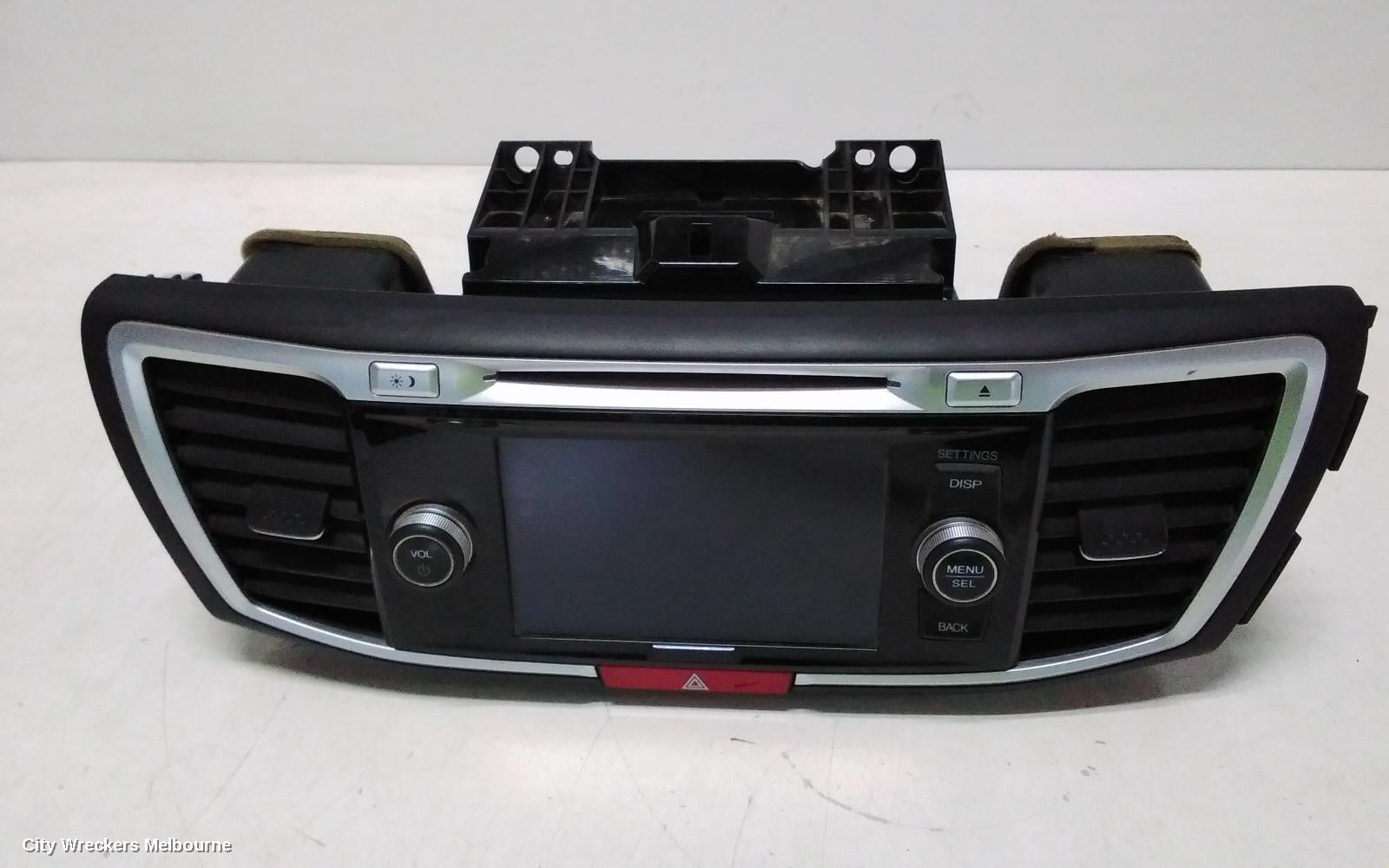 HONDA ACCORD RADIO/CD/DVD/SAT/TV, RADIO/CD PLAYER, 9TH GEN, 05/2013 - 08/2019