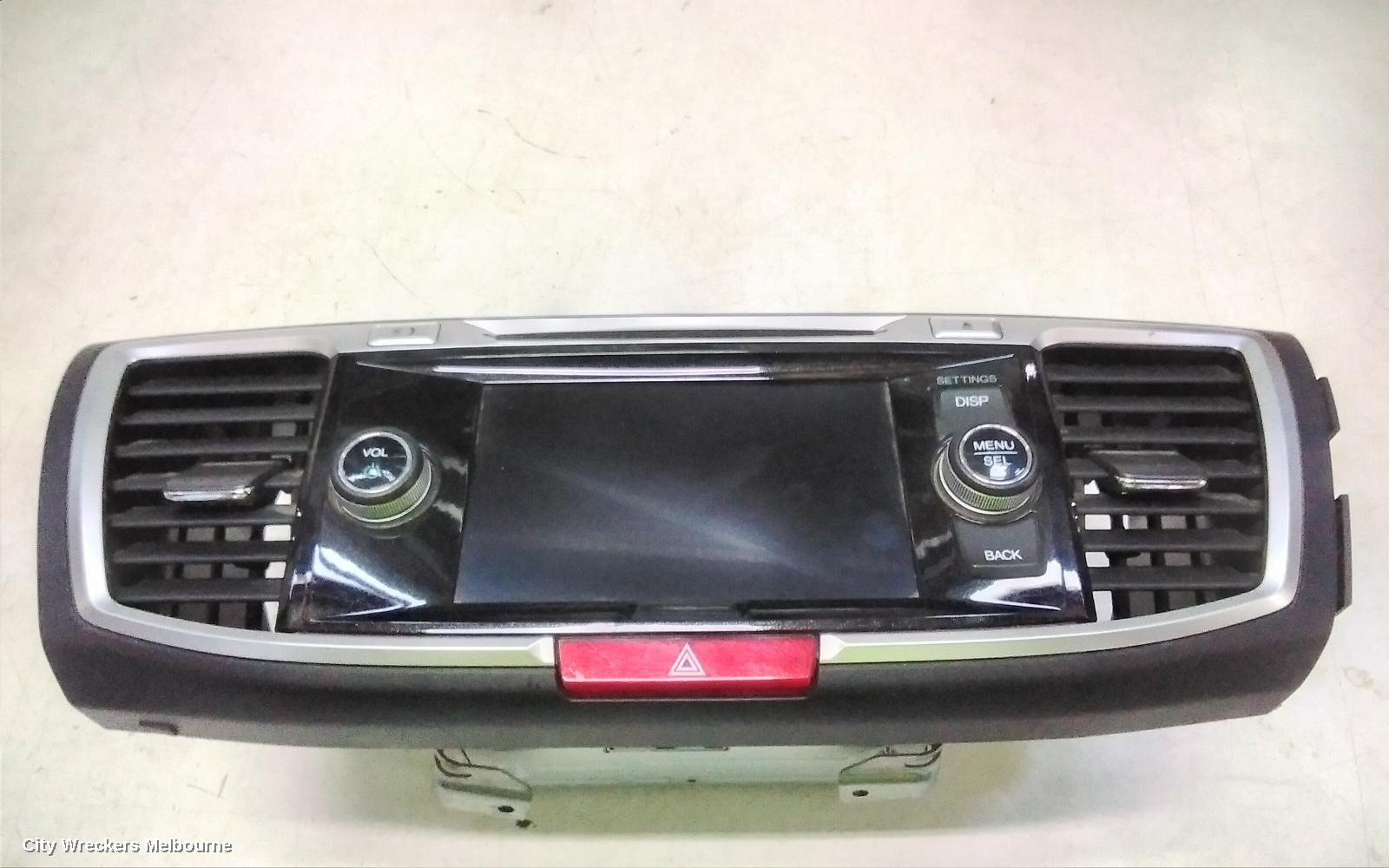 HONDA ACCORD RADIO/CD/DVD/SAT/TV, RADIO/CD PLAYER, 9TH GEN, 05/2013 - 08/2019