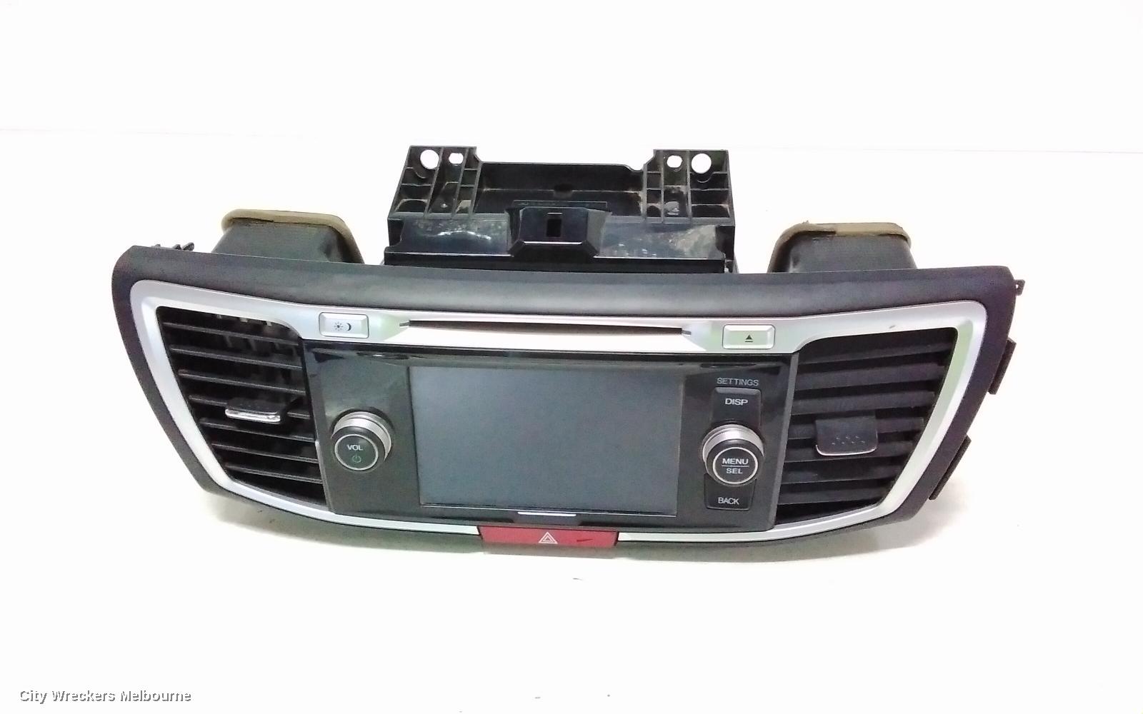 HONDA ACCORD RADIO/CD/DVD/SAT/TV, RADIO/CD PLAYER, 9TH GEN, 05/2013 - 08/2019