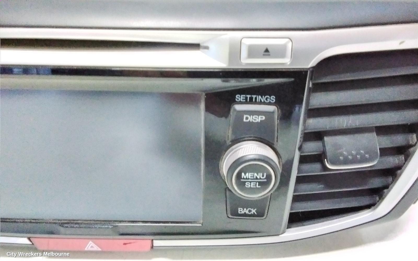 HONDA ACCORD RADIO/CD/DVD/SAT/TV, RADIO/CD PLAYER, 9TH GEN, 05/2013 - 08/2019