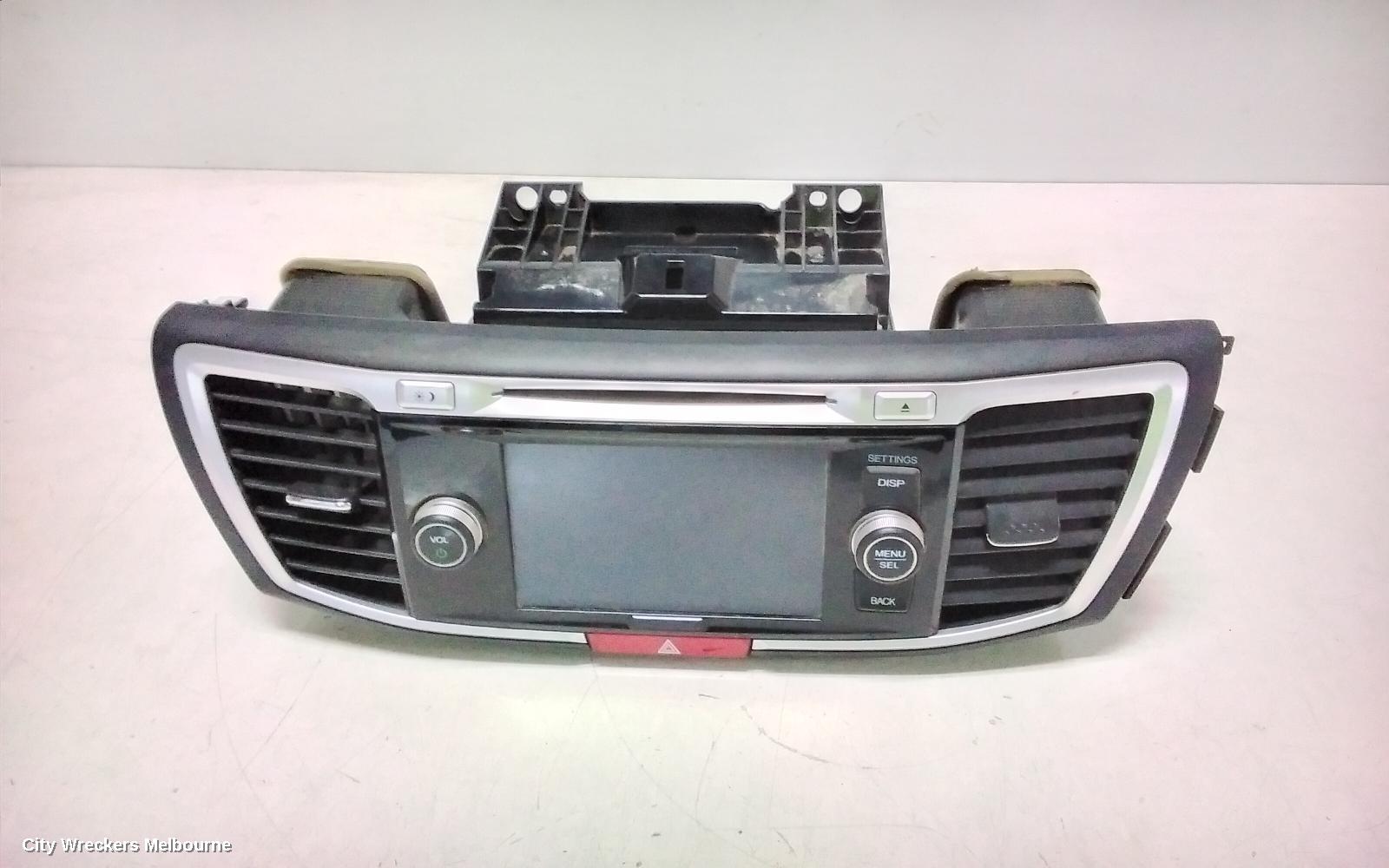 HONDA ACCORD RADIO/CD/DVD/SAT/TV, RADIO/CD PLAYER, 9TH GEN, 05/2013 - 08/2019