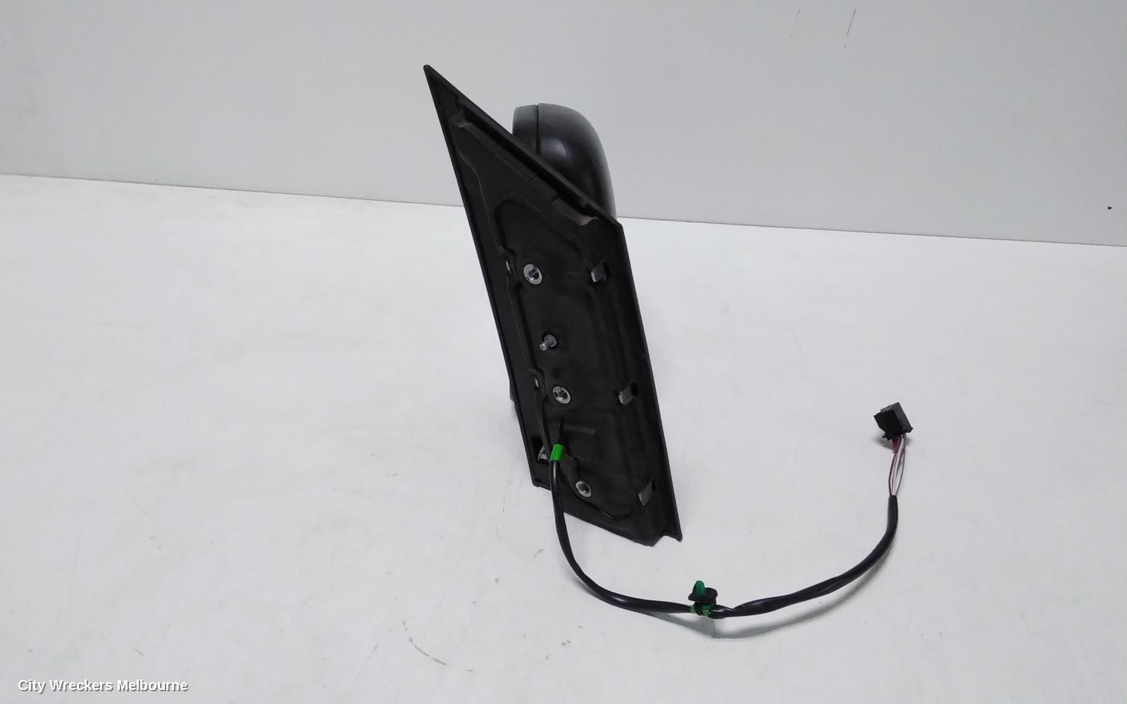 VOLKSWAGEN CADDY LEFT DOOR MIRROR, 2K, POWER, TEXTURED, 12/2004 - 06/2015