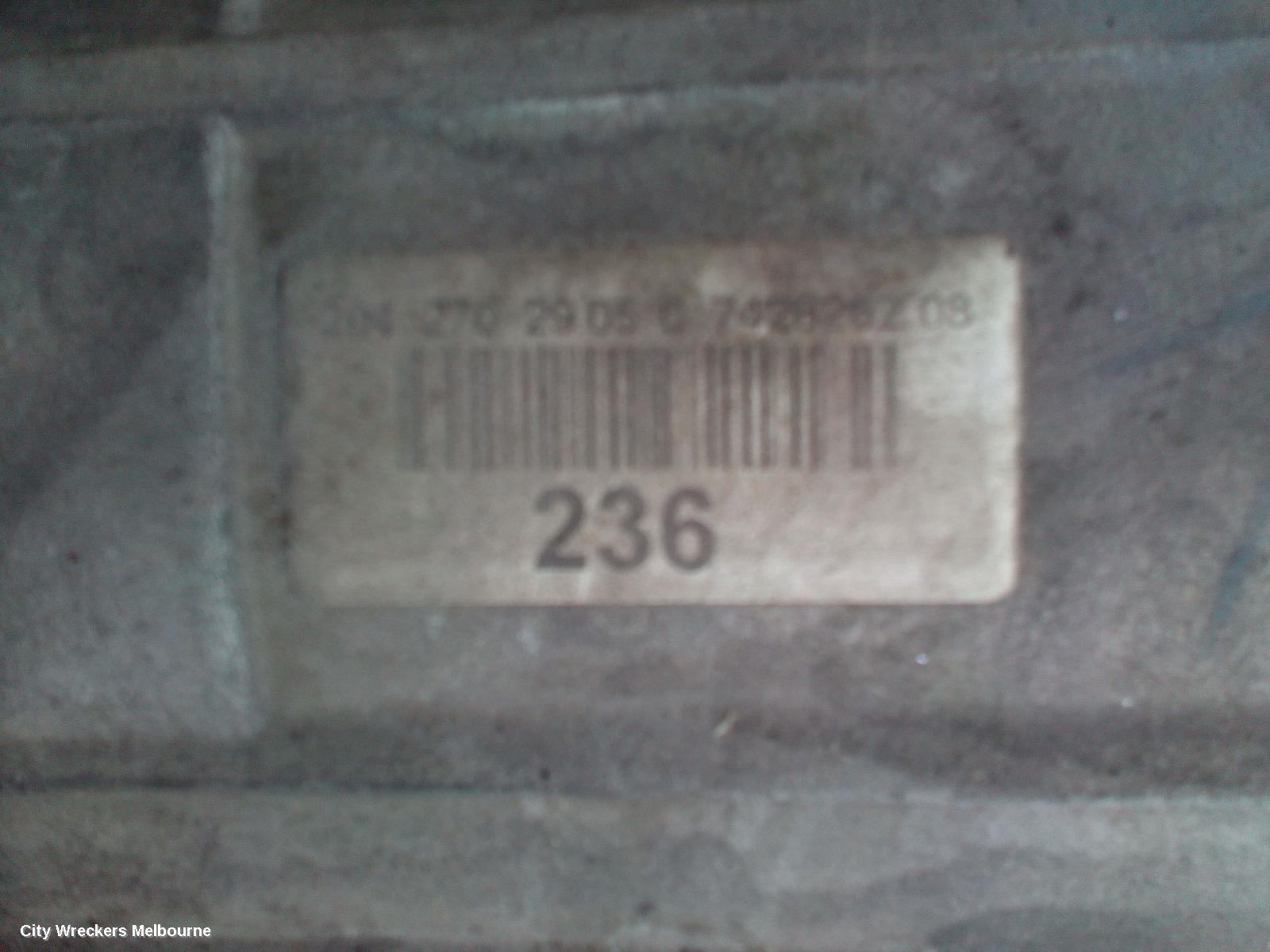 MERCEDES C CLASS TRANS/GEARBOX, AUTO, RWD, PETROL, 1.8, TURBO, W204/S204/C204, C250BE, 722.997 CODE, 05/2011 - 01/2015