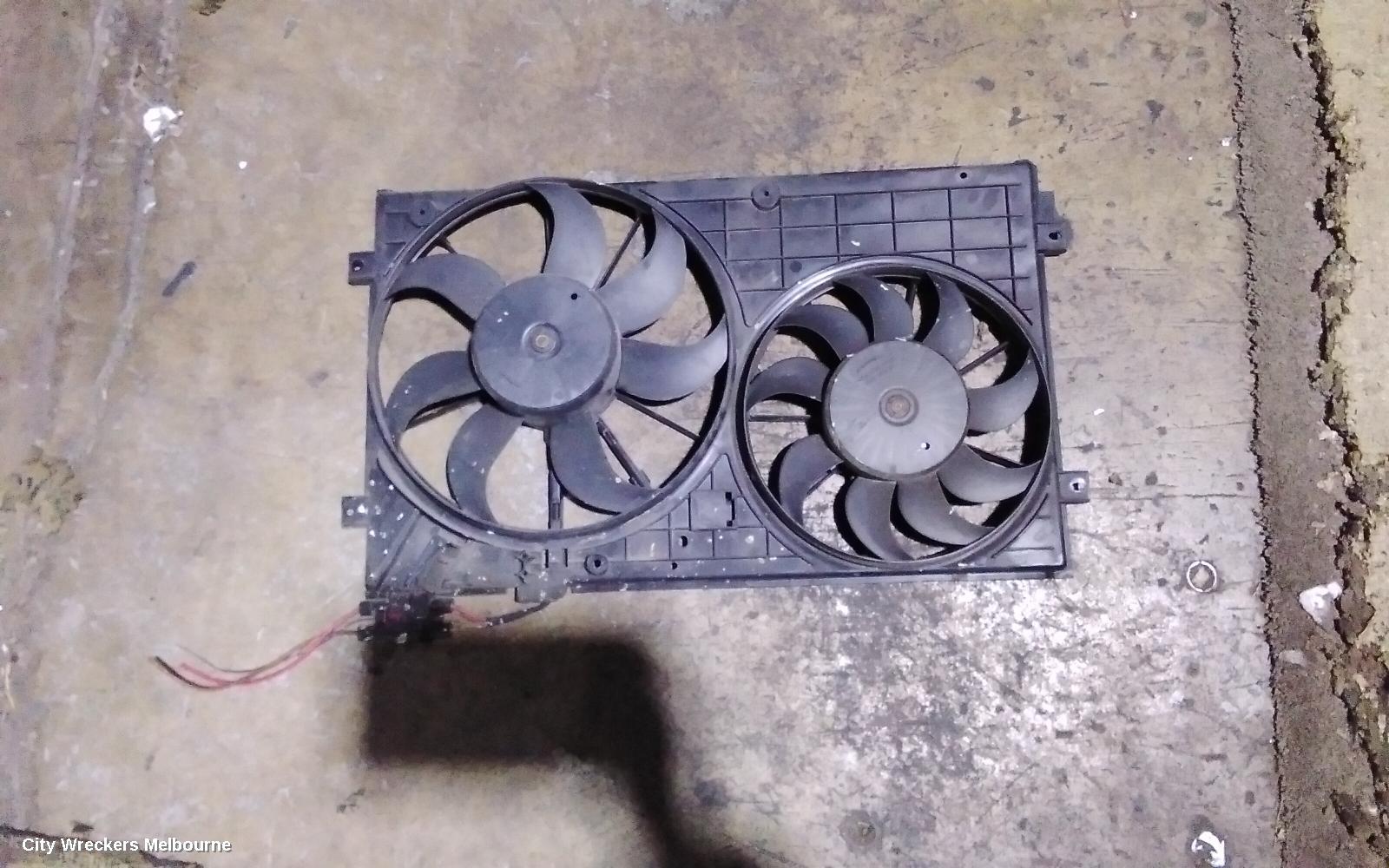 VOLKSWAGEN GOLF FAN, DUAL FAN ASSY, 1.4, PETROL, CAVD CODE, GEN 6, 10/2008 - 01/2016