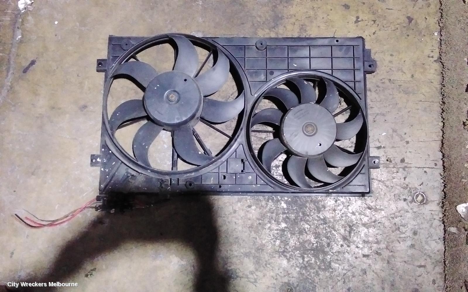 VOLKSWAGEN GOLF FAN, DUAL FAN ASSY, 1.4, PETROL, CAVD CODE, GEN 6, 10/2008 - 01/2016