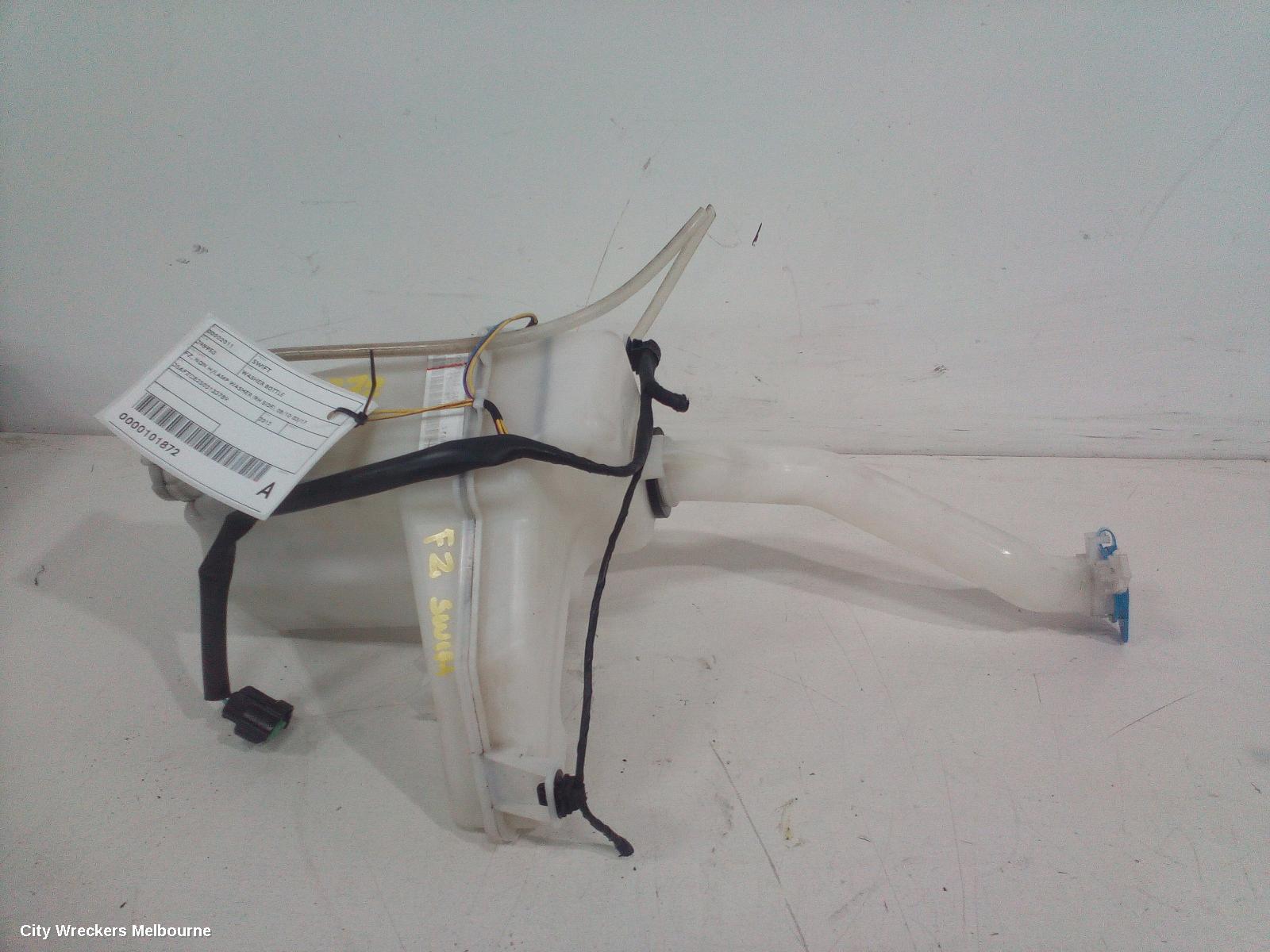 SUZUKI SWIFT WASHER BOTTLE, FZ, NON H/LAMP WASHER (RH SIDE), 08/2010 - 03/2017