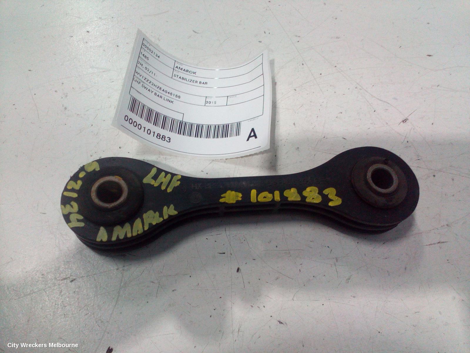 VOLKSWAGEN AMAROK STABILISER BAR, 2H, 02/2011 - 09/2022