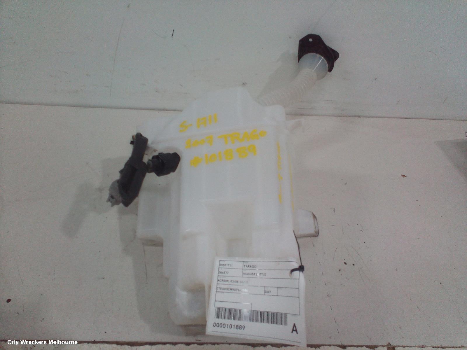 TOYOTA TARAGO WASHER BOTTLE, ACR50R, 03/2006 - 06/2020