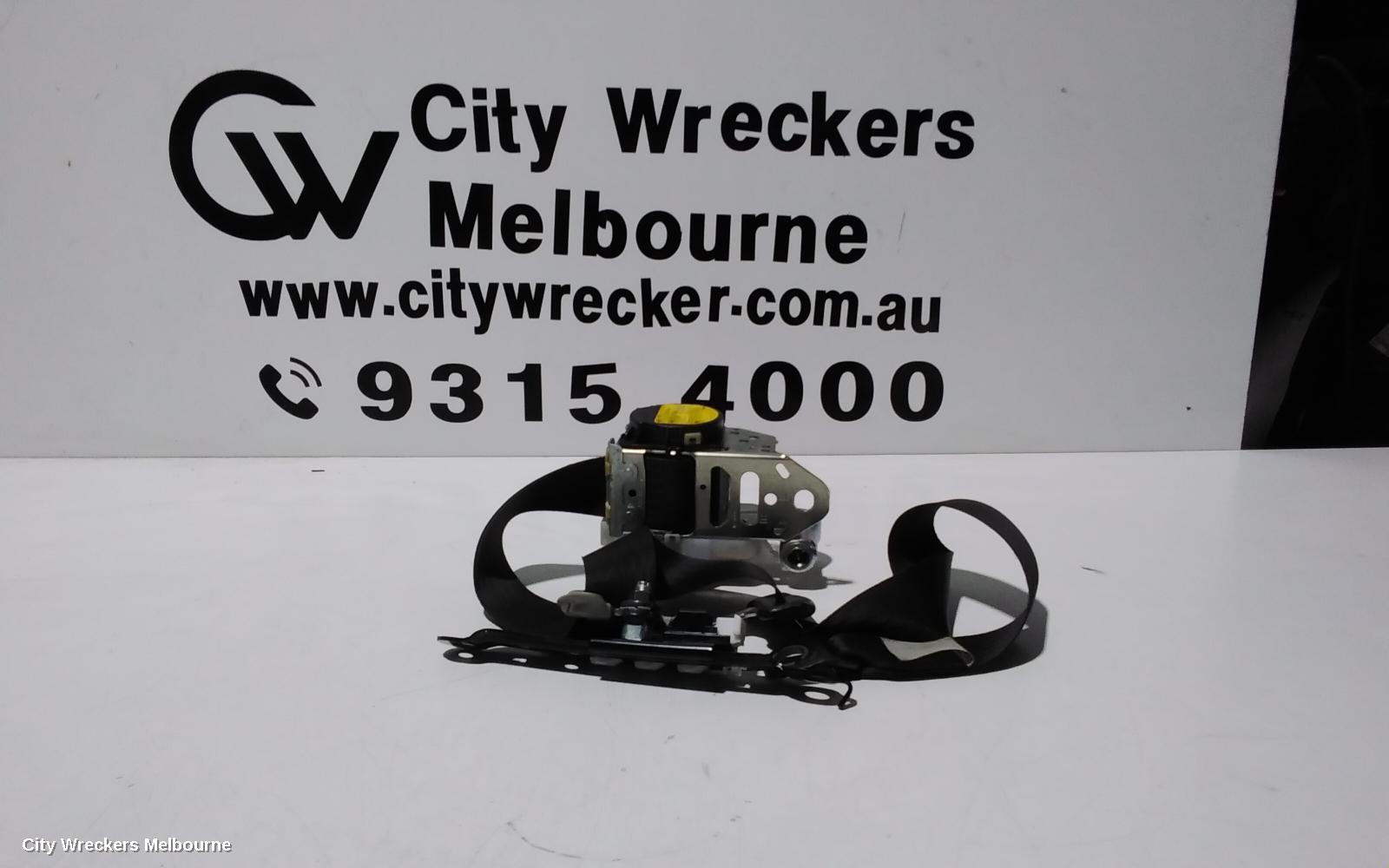 TOYOTA TARAGO SEATBELT/STALK, LH FRONT, SEAT BELT ONLY, BLACK, ACR50R, 03/2006 - 03/2012