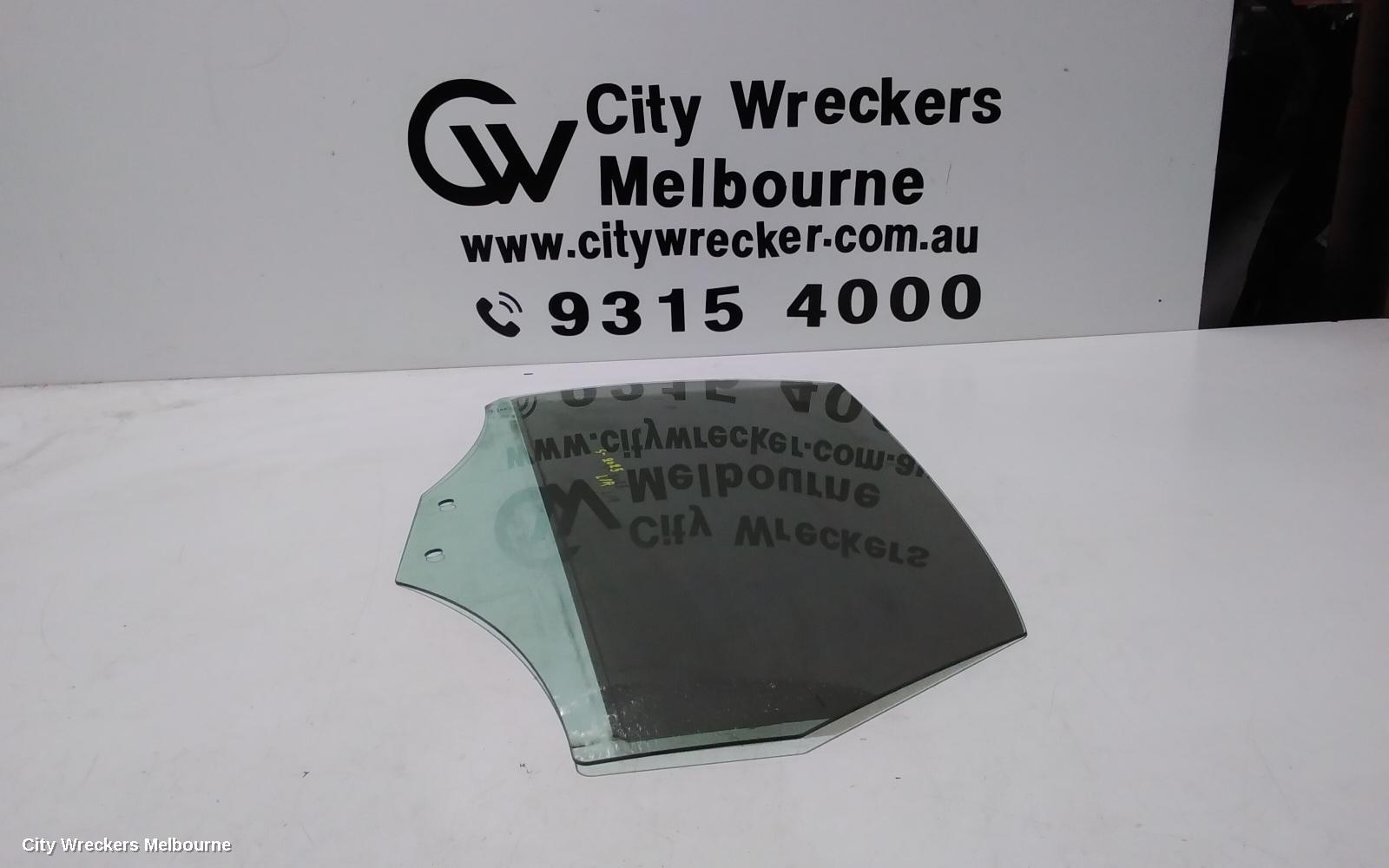 AUDI A3 LEFT REAR DOOR WINDOW, 8V, SEDAN, 11/2013 - 10/2020