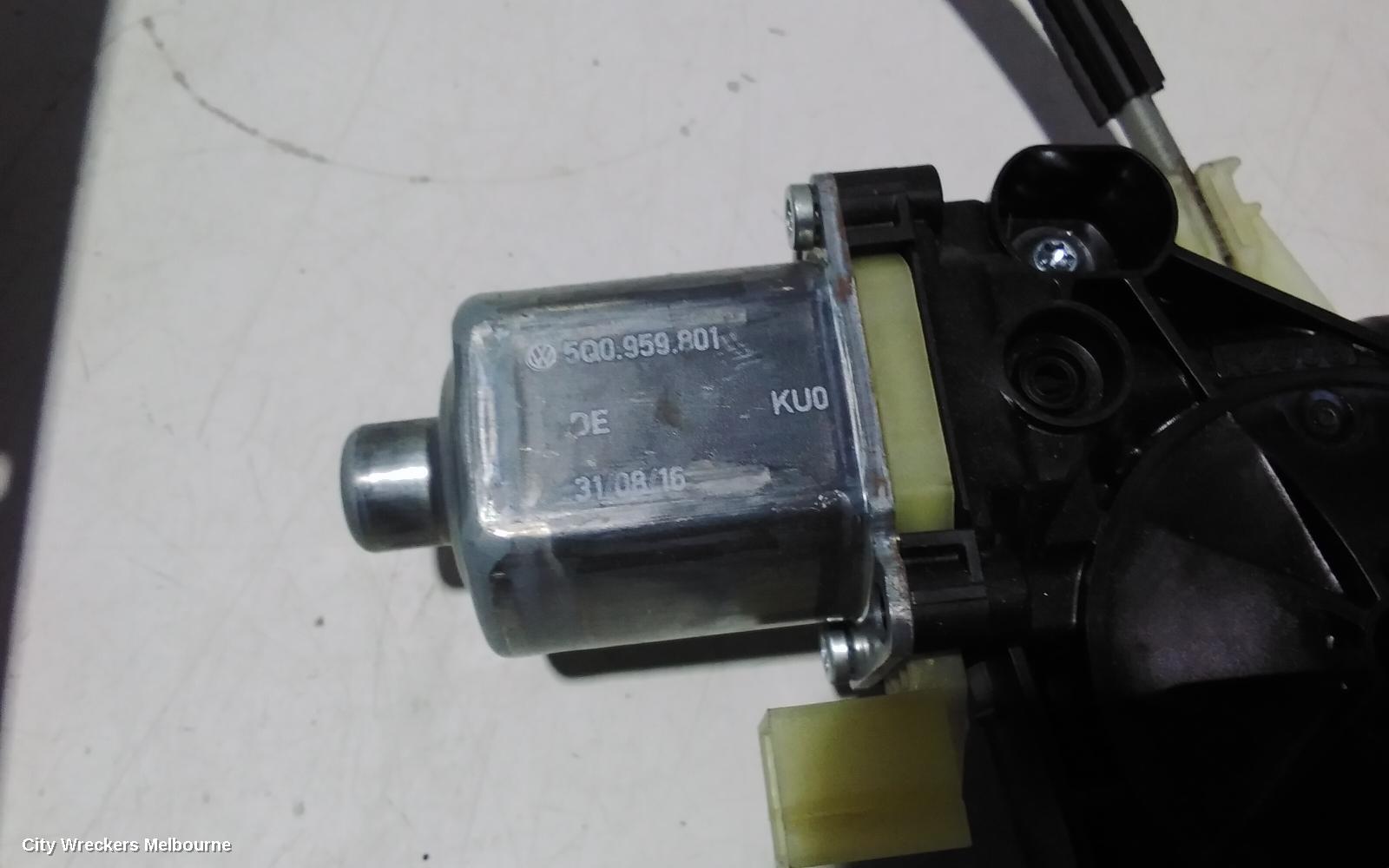 AUDI A3 LEFT REAR WND REG/MOTOR, 8V, 4DR SEDAN, 10/2013 - 10/2020