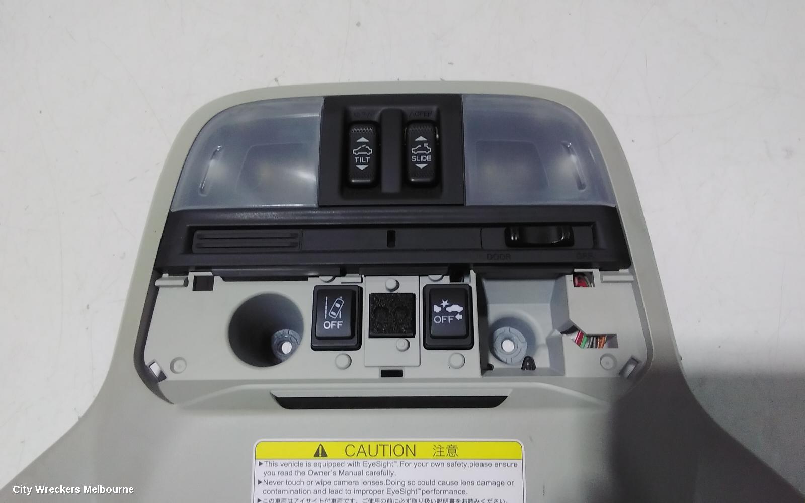 SUBARU XV COURTESY LIGHT, G5X, FRONT, W/ SUNROOF TYPE, 03/2017 - 06/2023