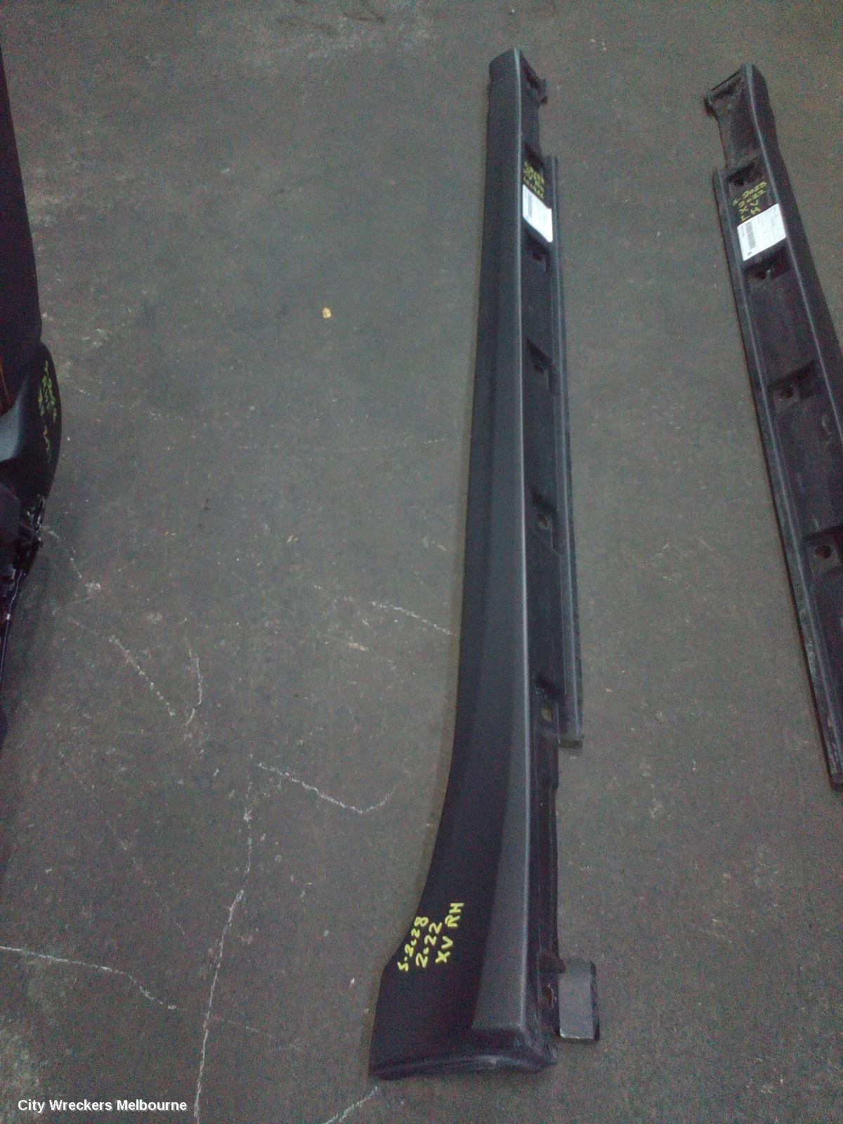 SUBARU XV SIDE STEP/SKIRT, G5X, 03/2017 - 06/2023