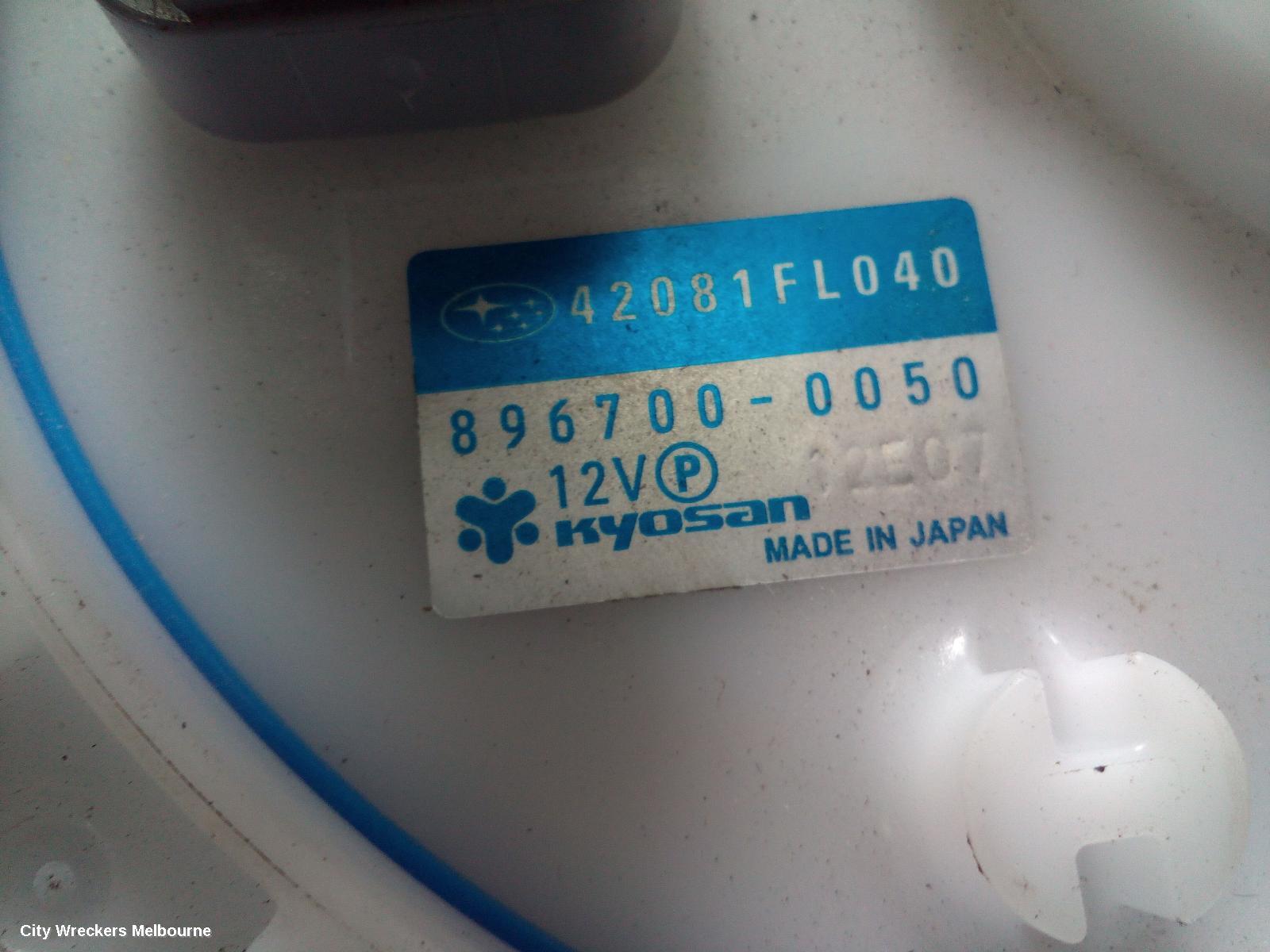 SUBARU XV FUEL PUMP, G5X, 03/2017 - 06/2023