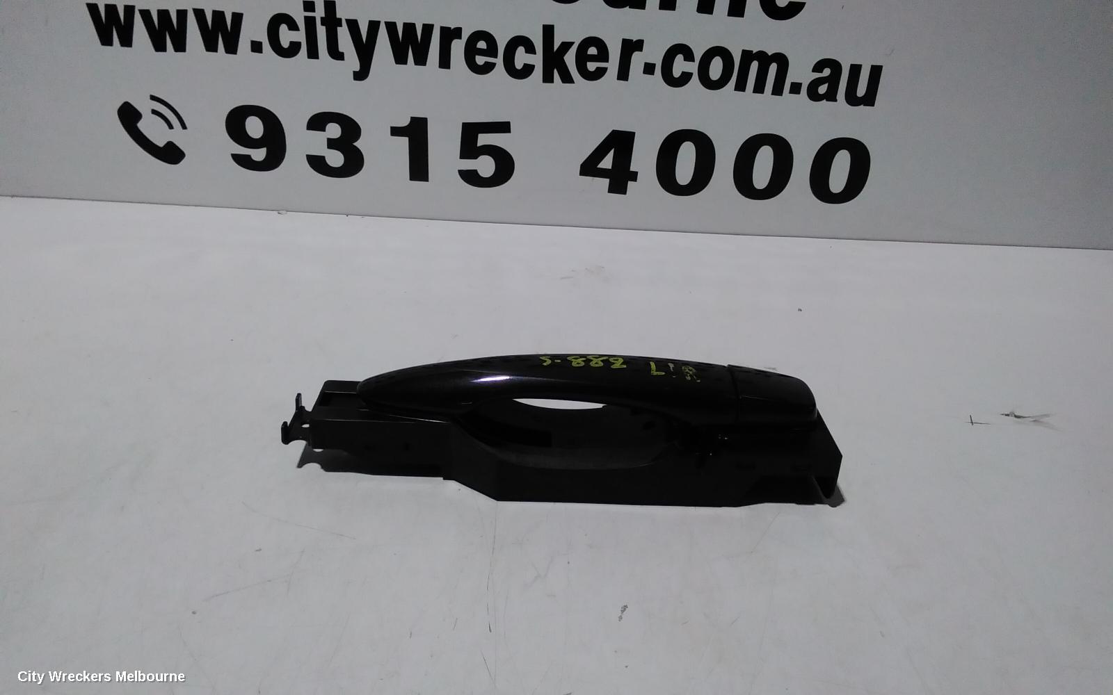 NISSAN QASHQAI DOOR HANDLE, LH REAR, OUTER, J11, 06/2014 - 07/2021