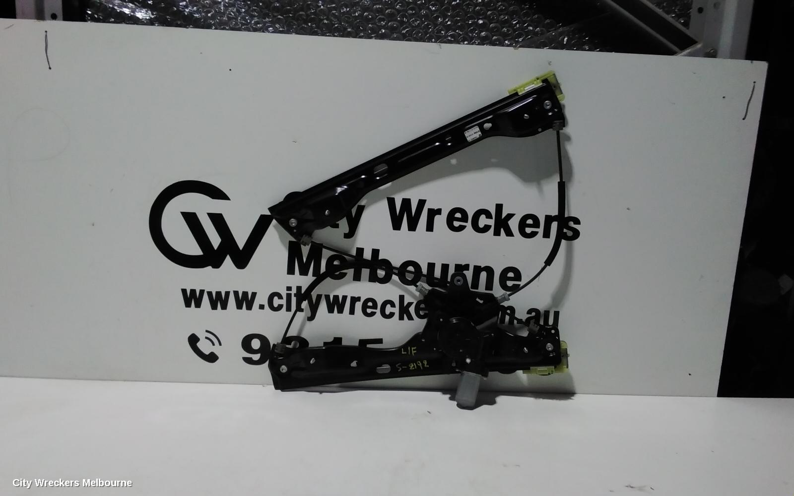 HOLDEN ASTRA LEFT FRONT WINDOW REG/MOTOR, BK-BL, 5DR HATCH/SEDAN, 09/2016 - 12/2020
