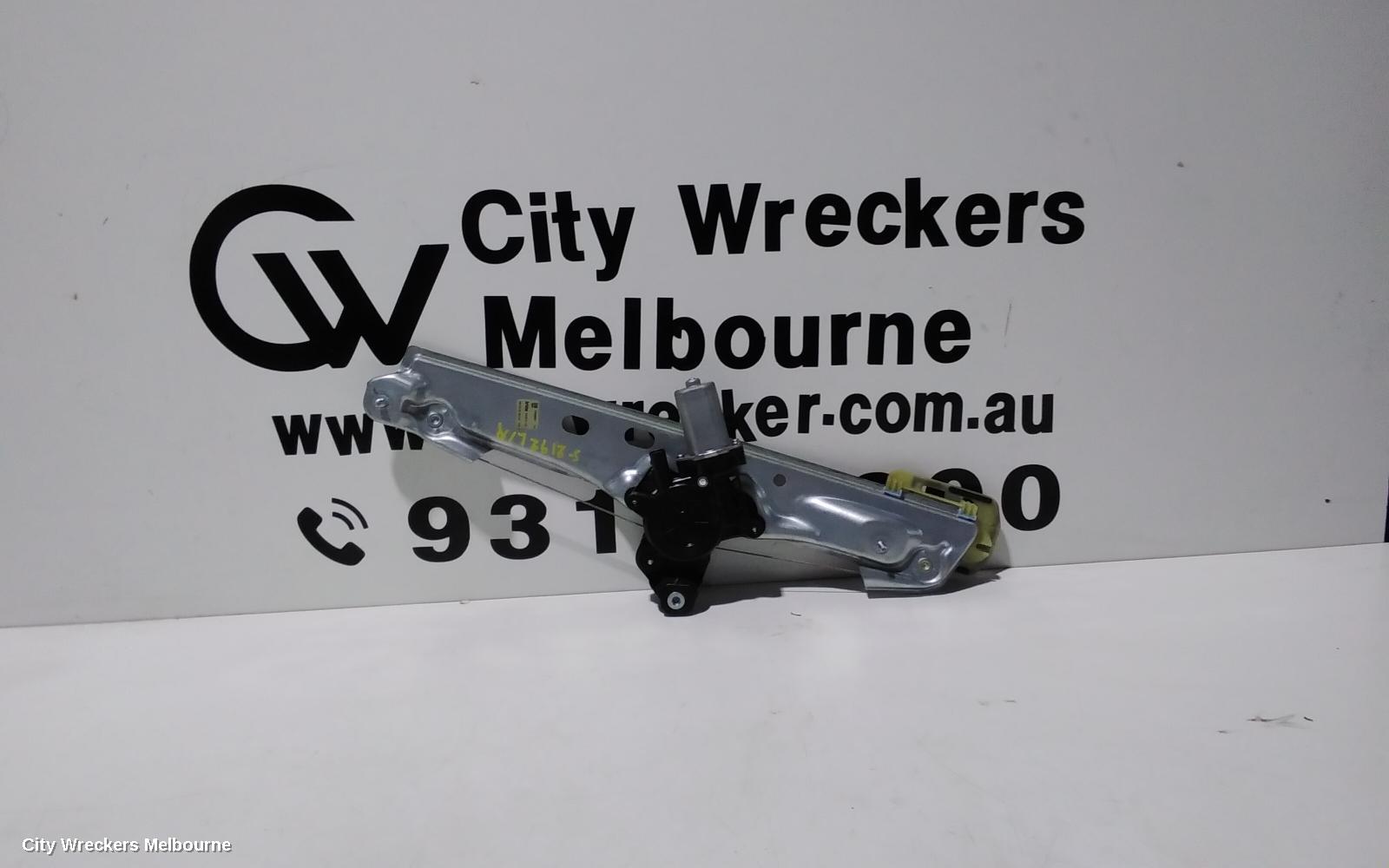 HOLDEN ASTRA LEFT REAR WND REG/MOTOR, BK, 5DR HATCH, 09/2016 ONWARDS