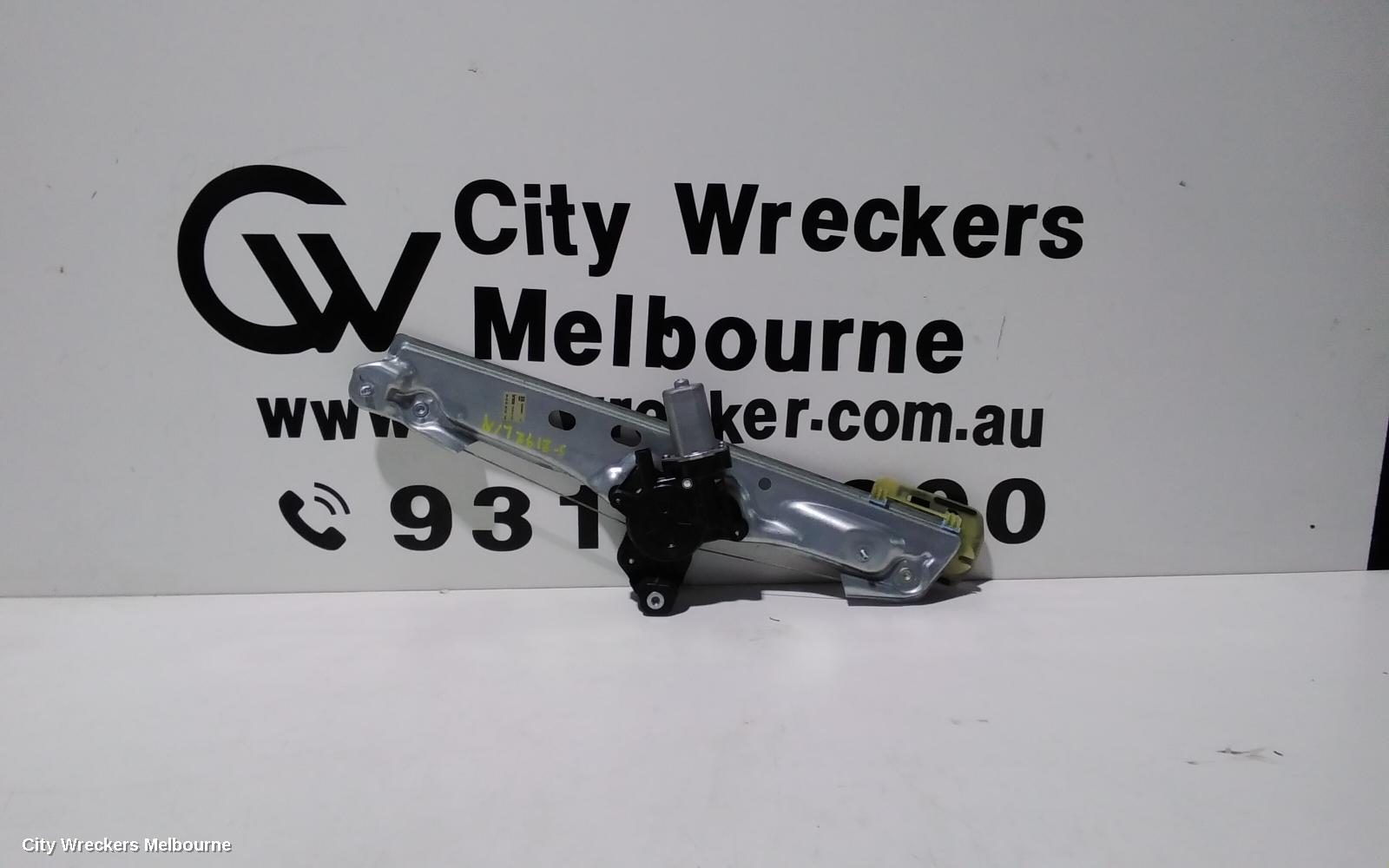 HOLDEN ASTRA LEFT REAR WND REG/MOTOR, BK, 5DR HATCH, 09/2016 ONWARDS