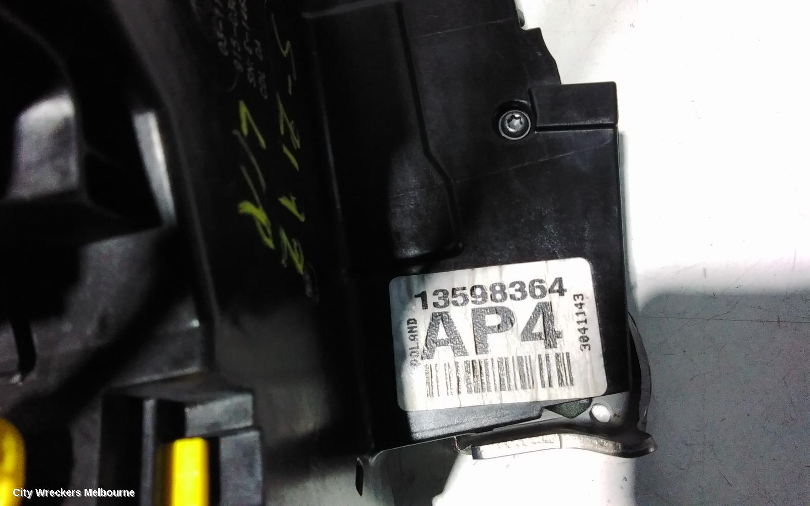 HOLDEN ASTRA DOOR/BOOT/GATE LOCK, LEFT REAR DOOR LOCK, BK, 5DR HATCH/WAGON, 09/2016 ONWARDS