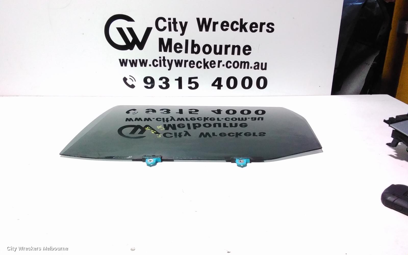 MAZDA CX7 LEFT REAR DOOR WINDOW, ER, DARK TINT, 11/2006 - 02/2012