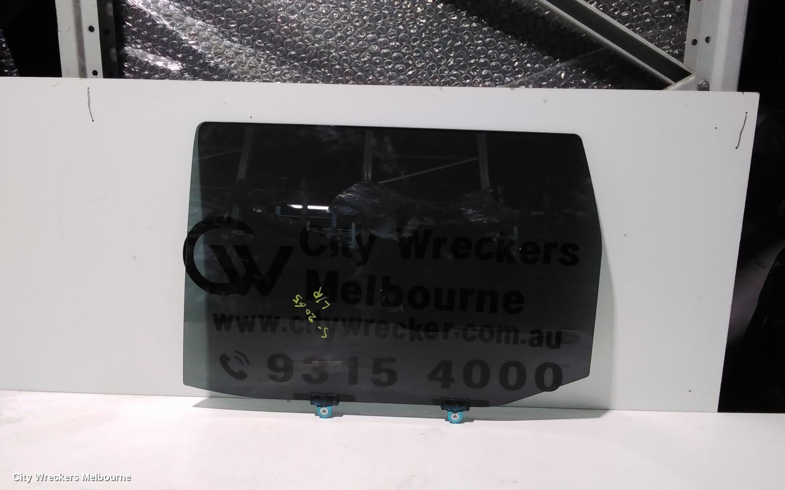 MAZDA CX7 LEFT REAR DOOR WINDOW, ER, DARK TINT, 11/2006 - 02/2012
