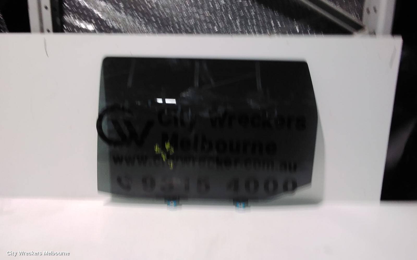 MAZDA CX7 LEFT REAR DOOR WINDOW, ER, DARK TINT, 11/2006 - 02/2012
