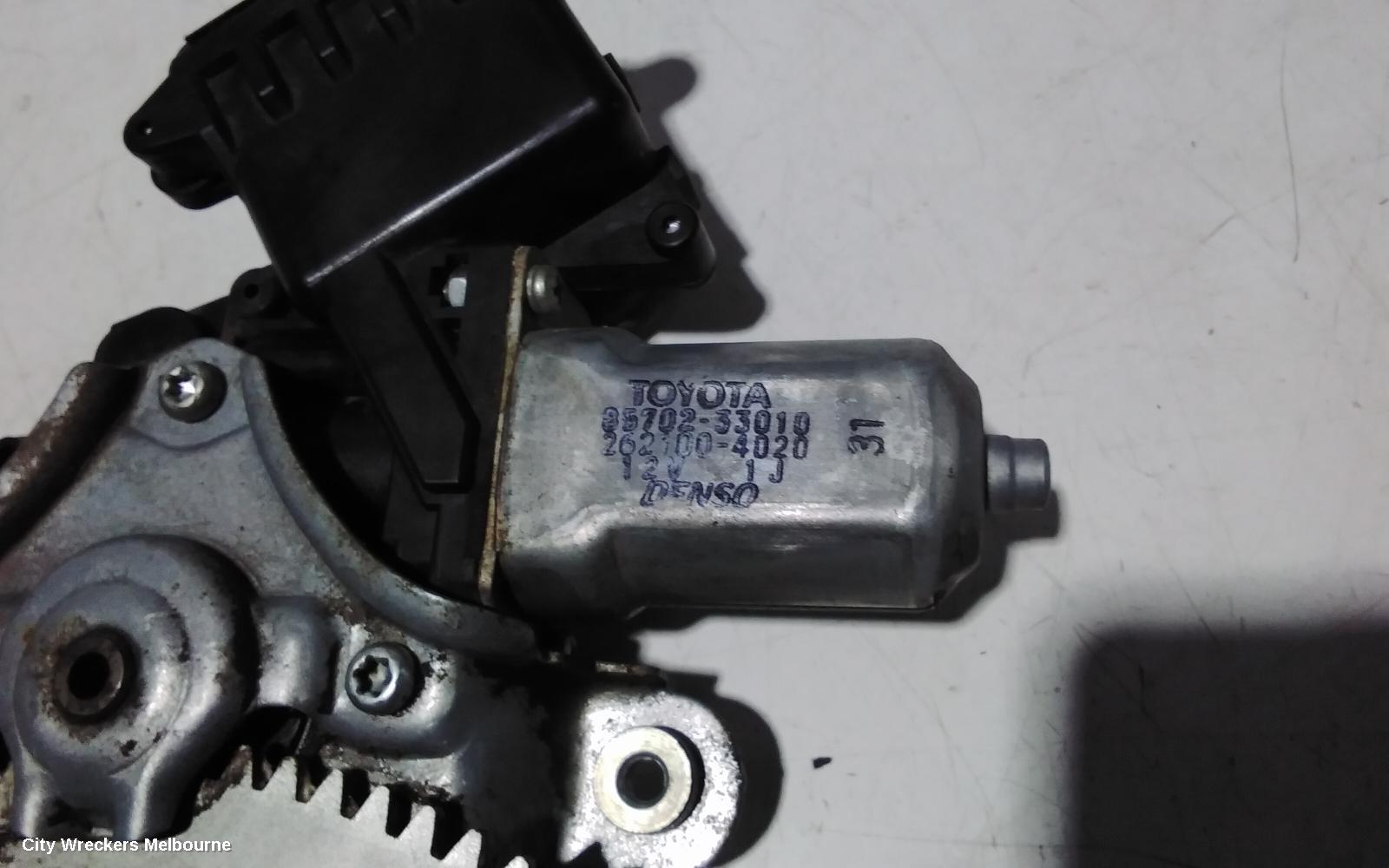 TOYOTA TARAGO LEFT REAR WND REG/MOTOR, ACR50R, 03/2006 - 06/2020