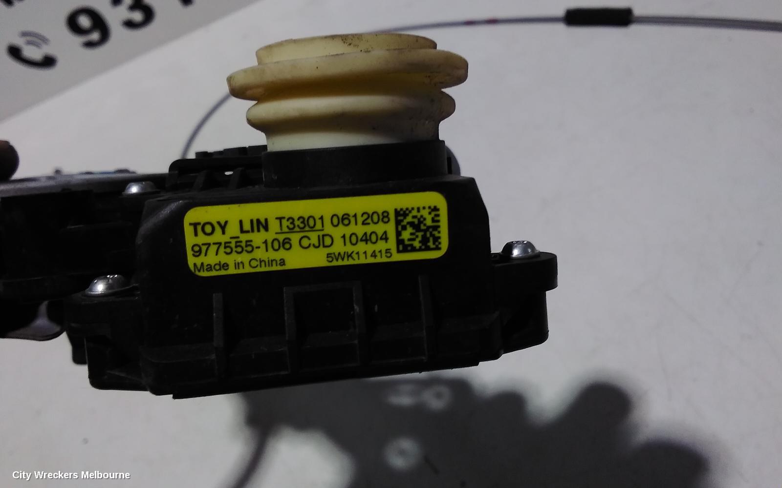 TOYOTA TARAGO LEFT REAR WND REG/MOTOR, ACR50R, 03/2006 - 06/2020
