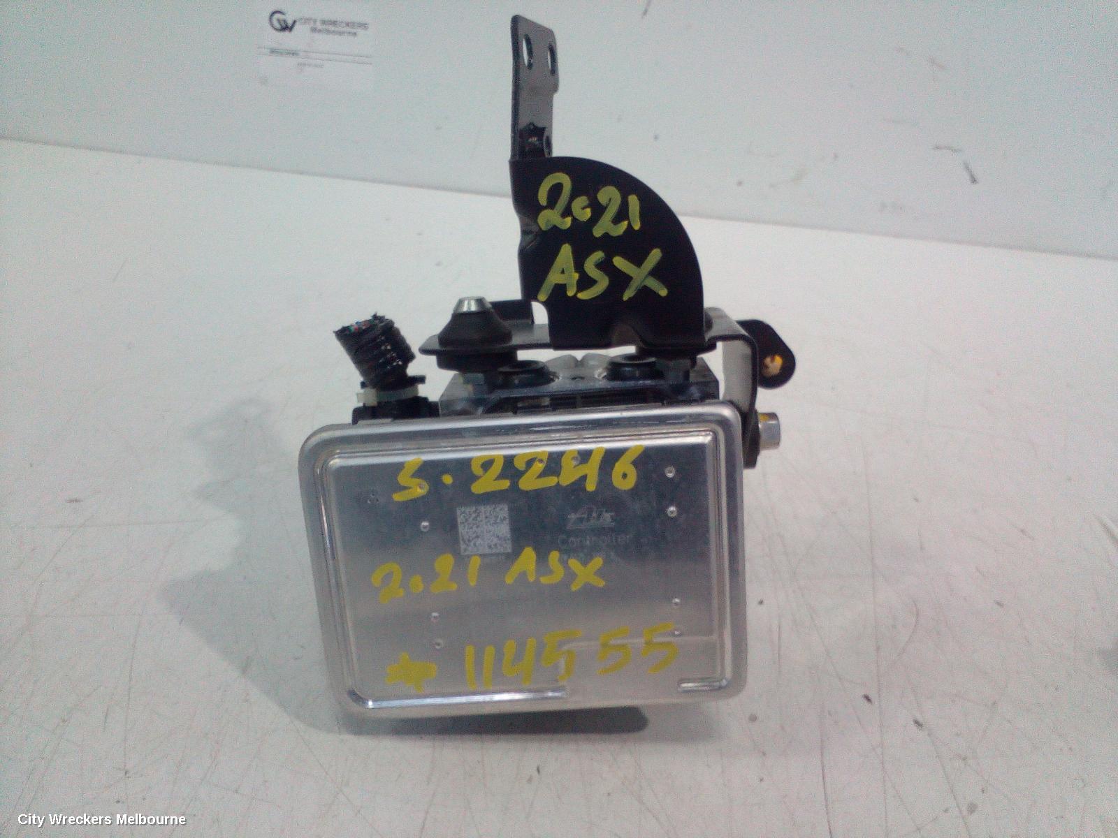 MITSUBISHI ASX ABS PUMP/MODULATOR, XA-XD, P/N 4670B674, 05/2010 ONWARDS