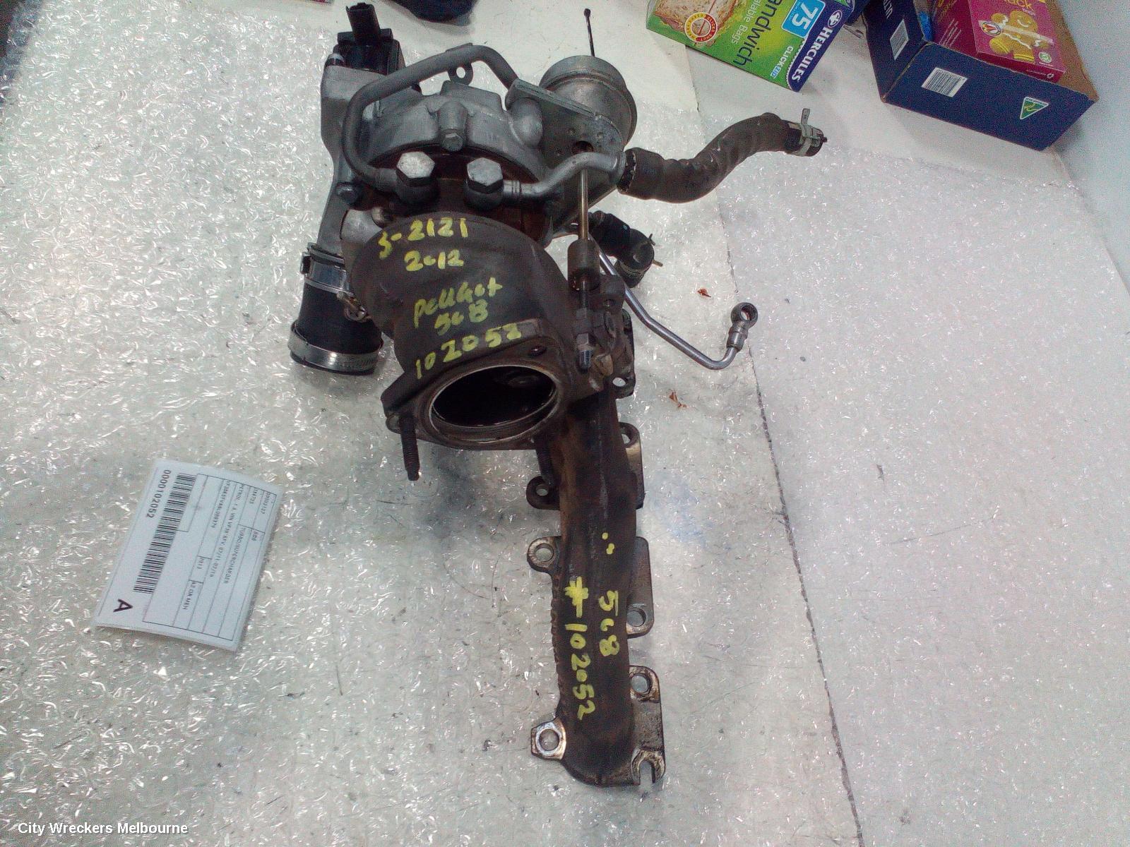 PEUGEOT 508 TURBO SUPERCHARGER, PETROL, 1.6, VIN VF38*5FV, 07/2011 - 02/2015