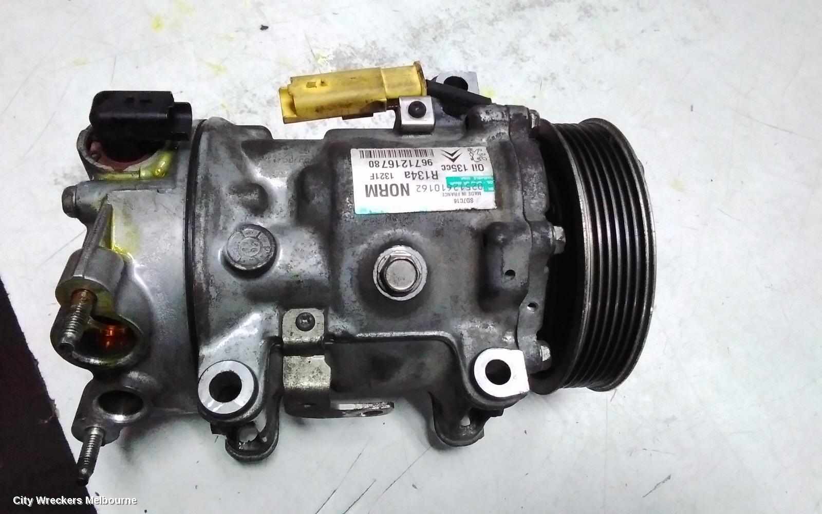 PEUGEOT 508 A/C COMPRESSOR, 1.6, PETROL, VIN VF38*5FV, SANDEN SD6C12 1367F, 07/2011 - 02/2015