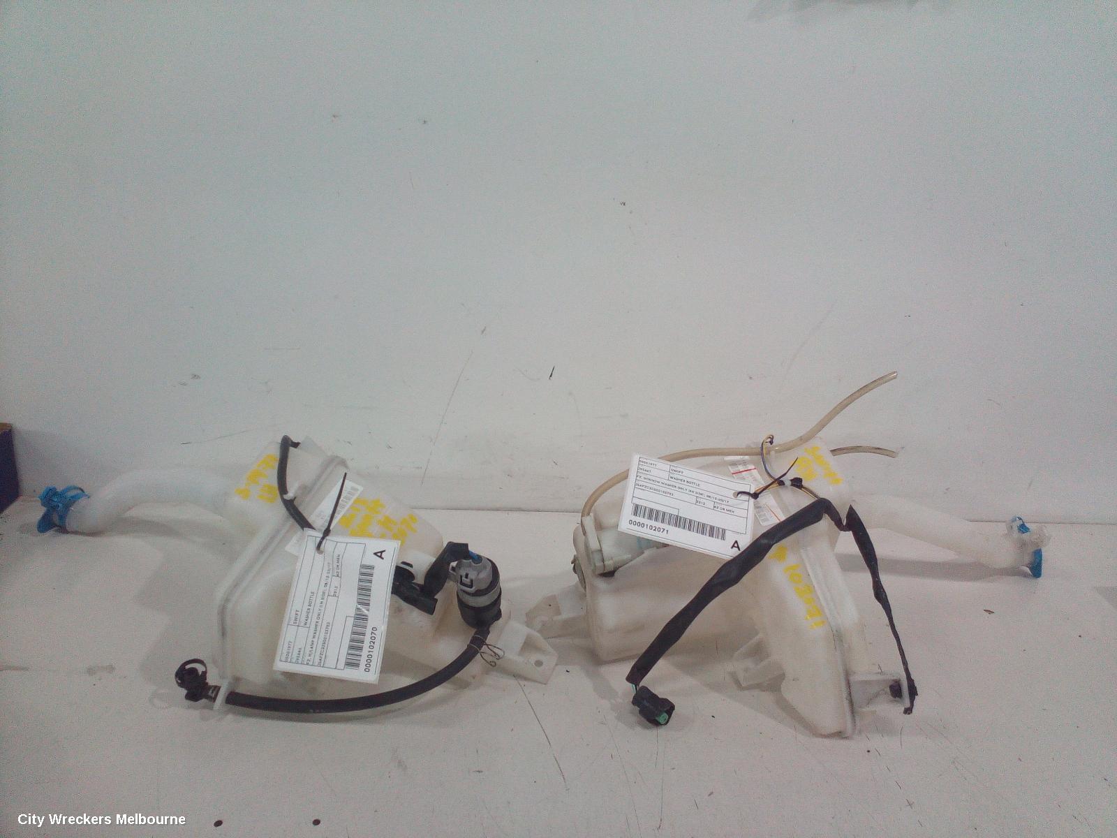 SUZUKI SWIFT WASHER BOTTLE, FZ, WINDOW WASHER ONLY (RH SIDE), 08/2010 - 03/2017